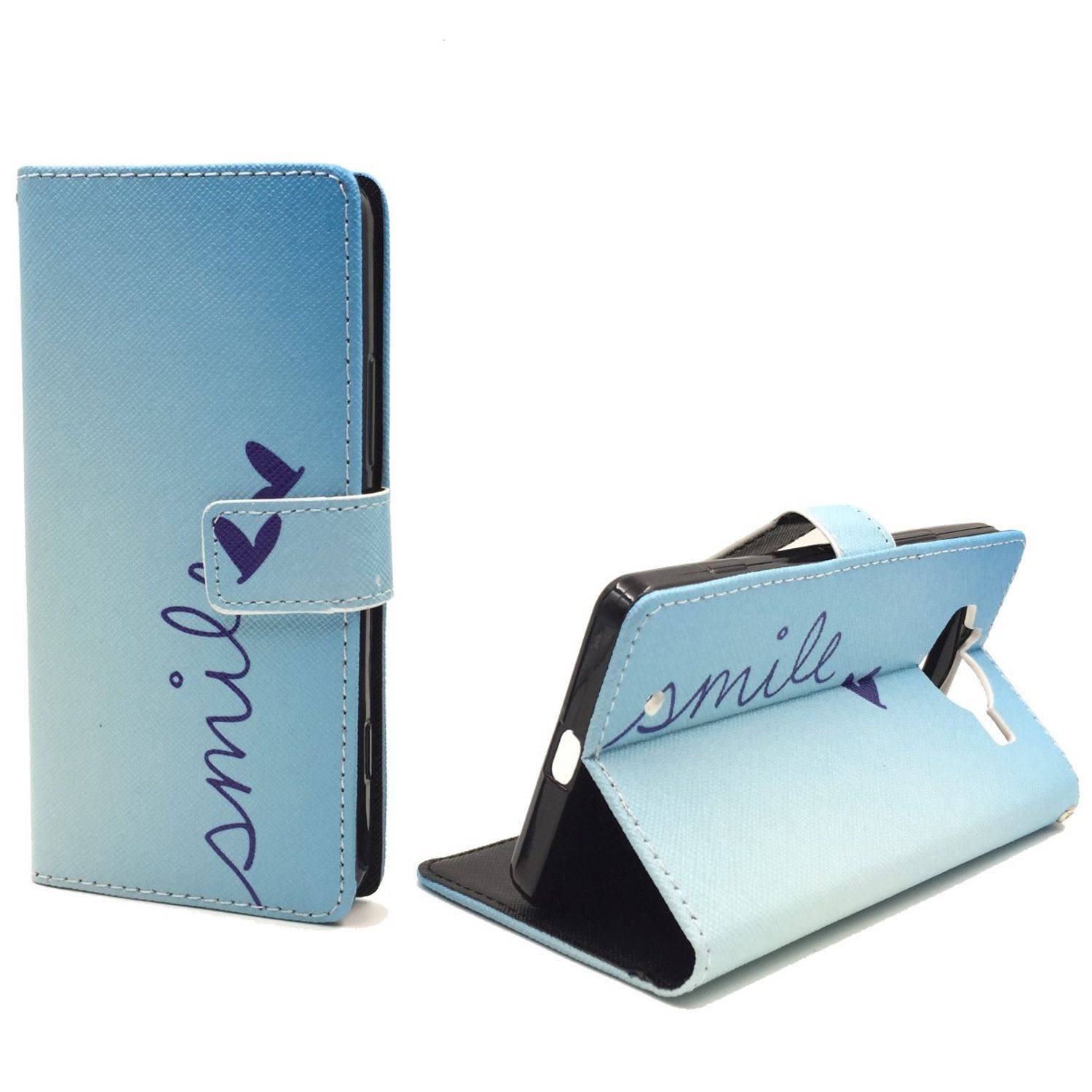 Microsoft Lumia 950 Handyhülle Bookcover Blau