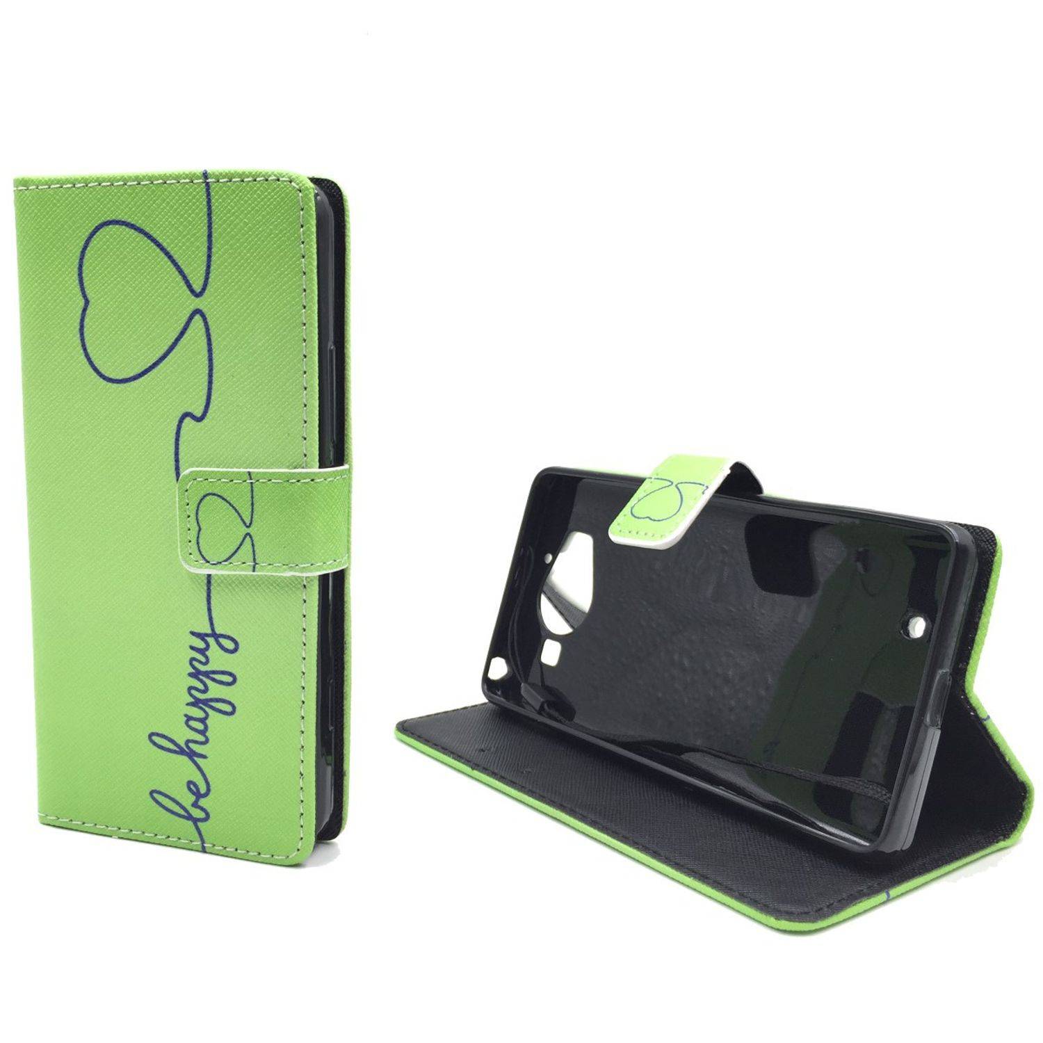 Microsoft Lumia 950 Handyhülle Bookcover Grün