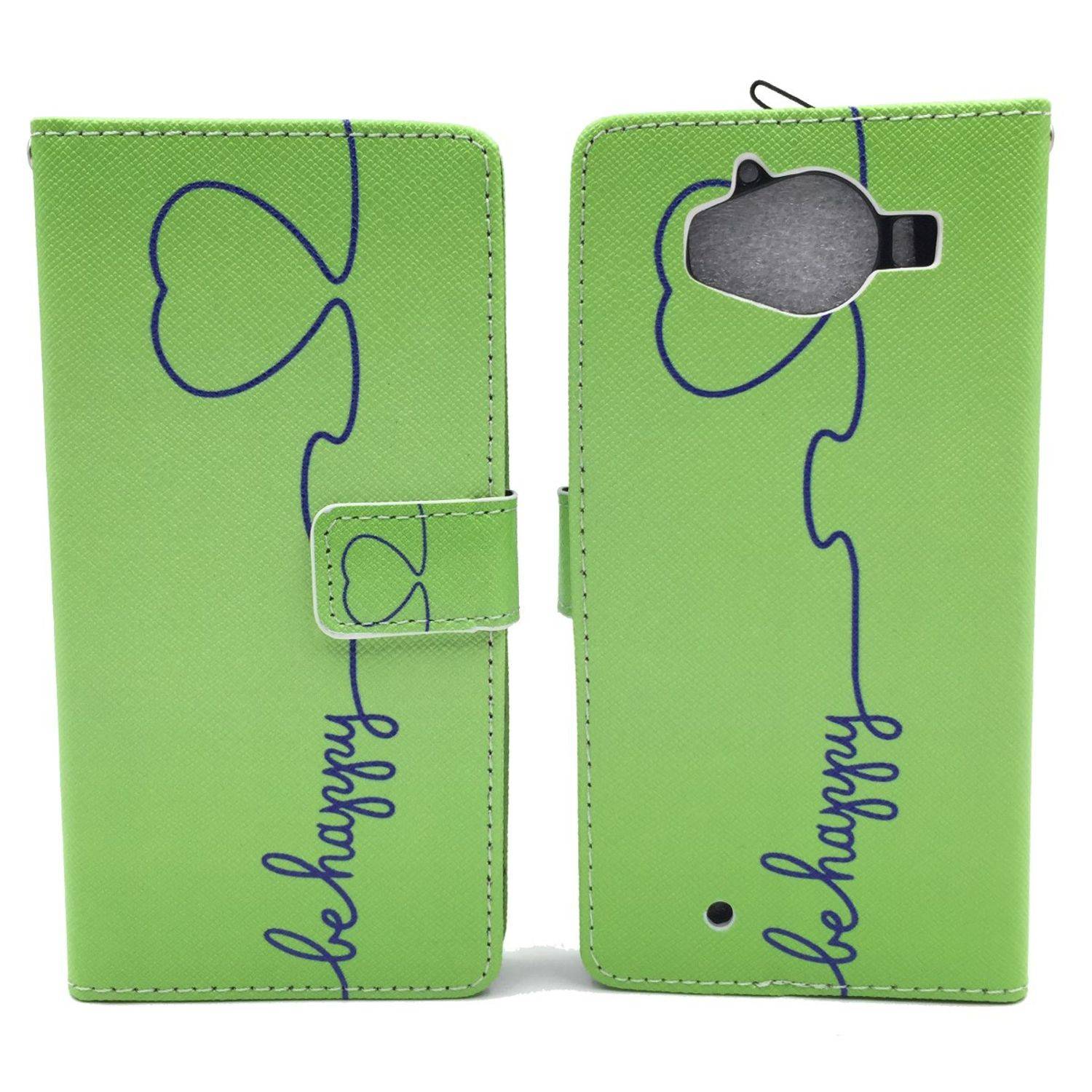 Microsoft Lumia 950 Handyhülle Bookcover Grün