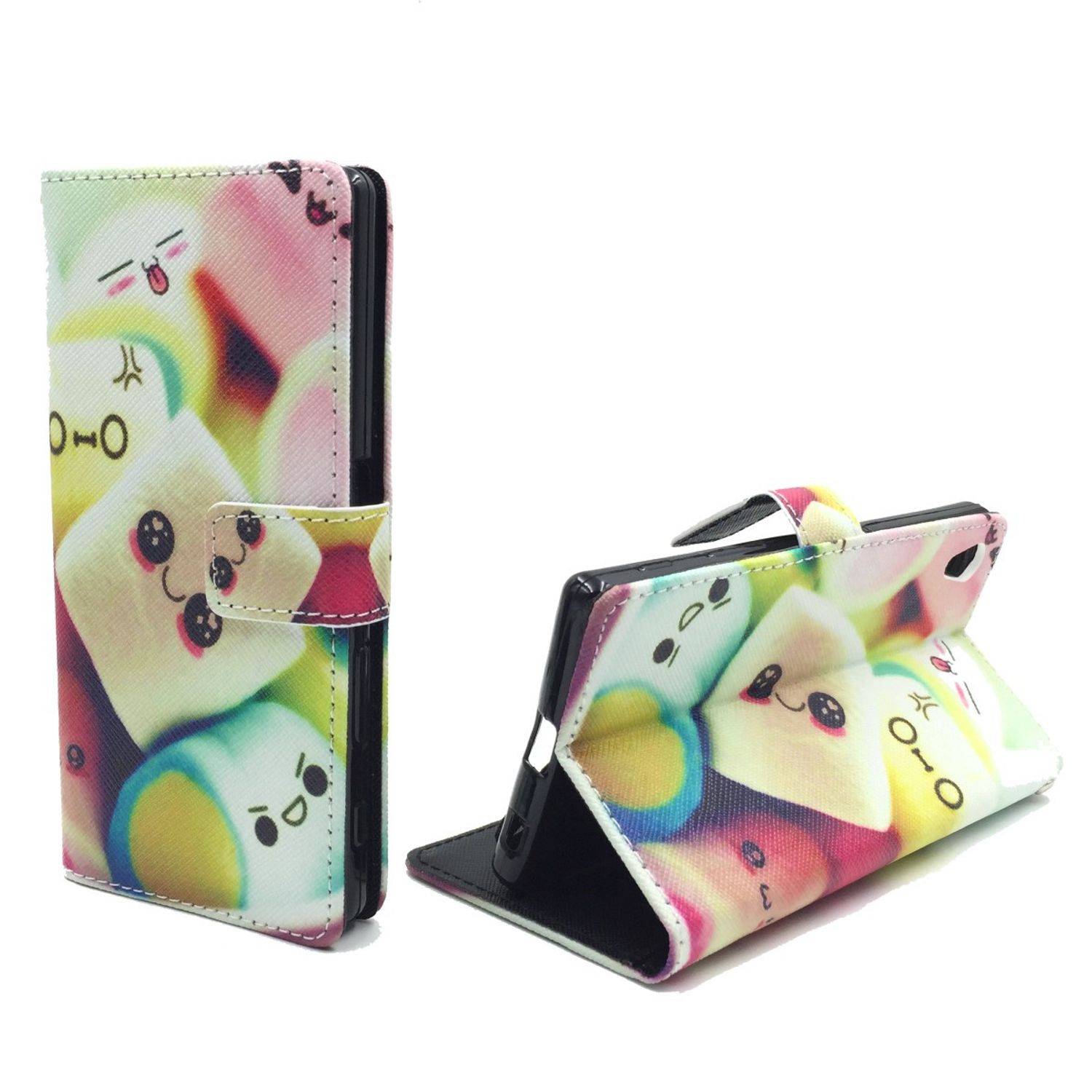 Sony Xperia Z5 Premium Handyhülle Bookcover Mehrfarbig