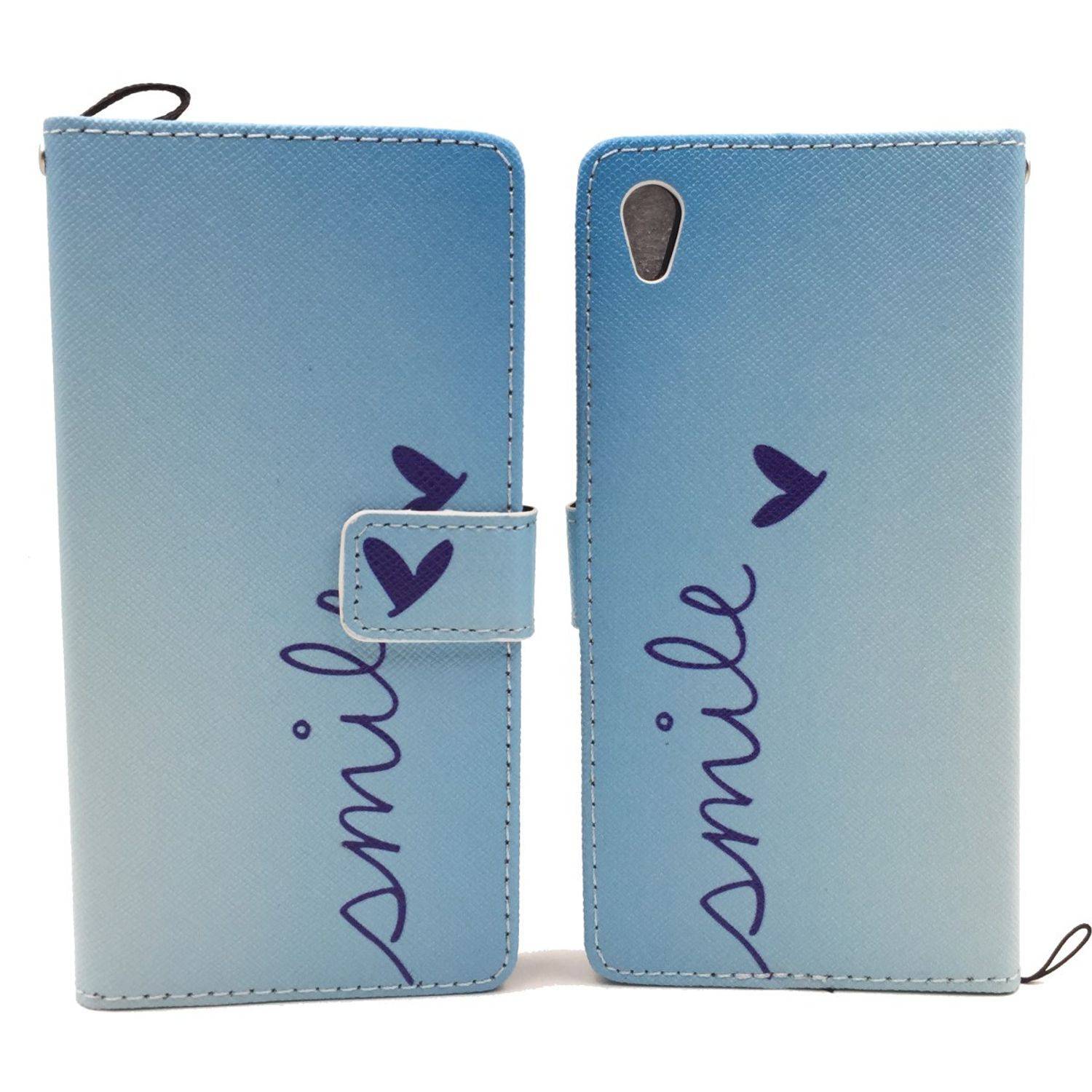 Sony Xperia Z5 Premium Handyhülle Bookcover Blau