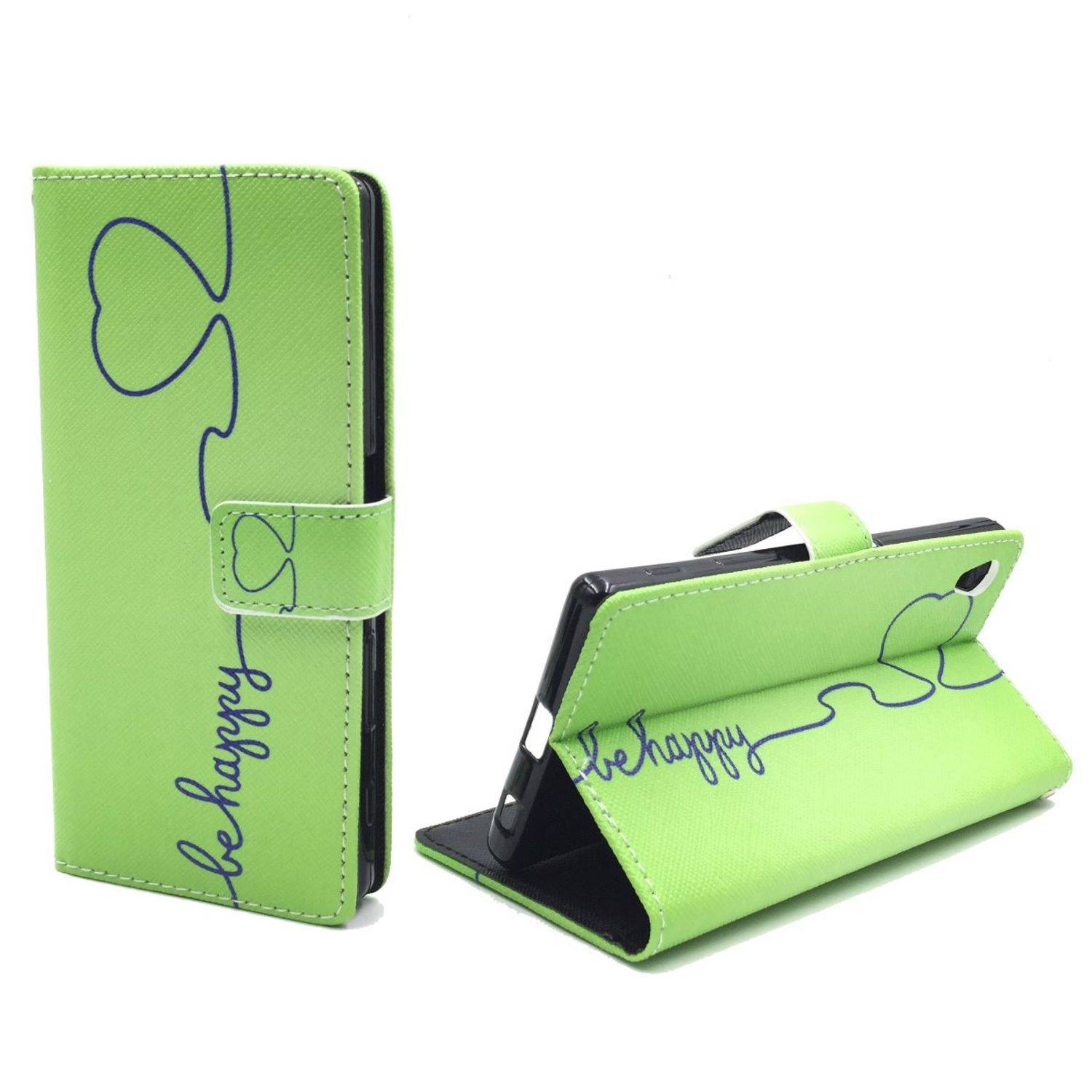 Sony Xperia Z5 Premium Handyhülle Bookcover Grün