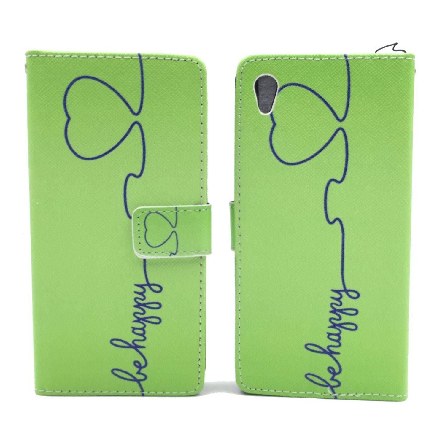 Sony Xperia Z5 Premium Handyhülle Bookcover Grün