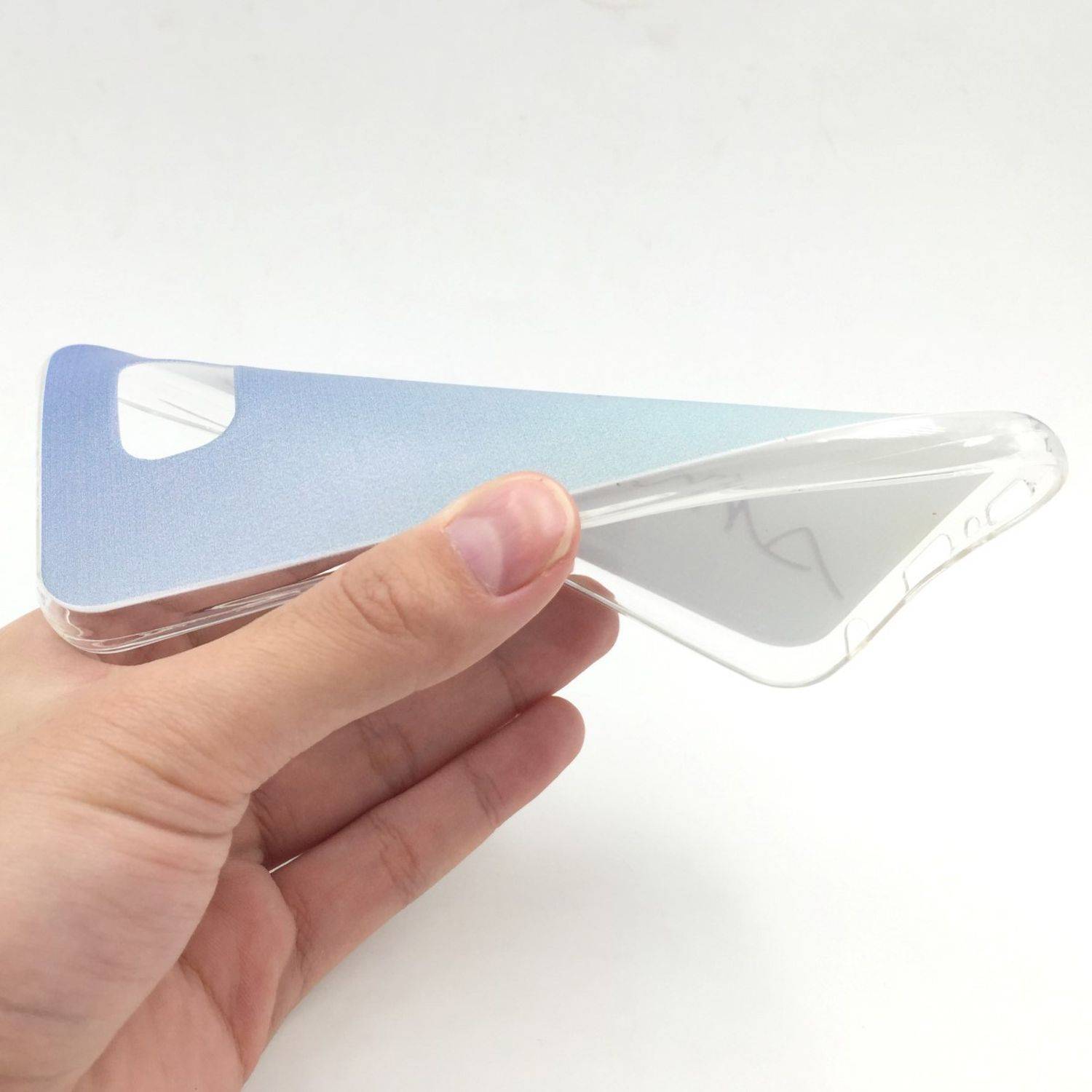 Samsung Galaxy S6 Handyhülle Backcover Blau