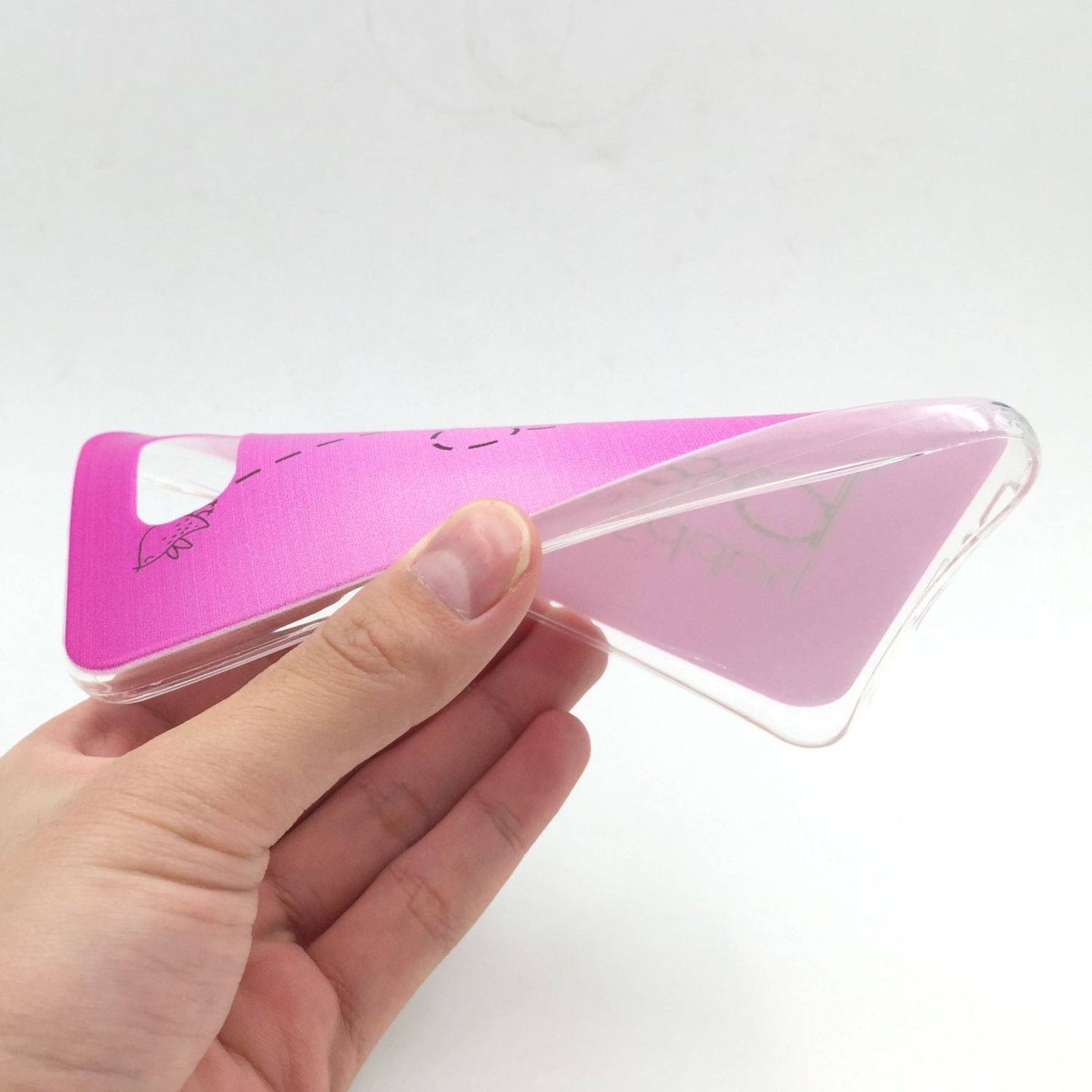 Samsung Galaxy S6 Handyhülle Backcover Rosa