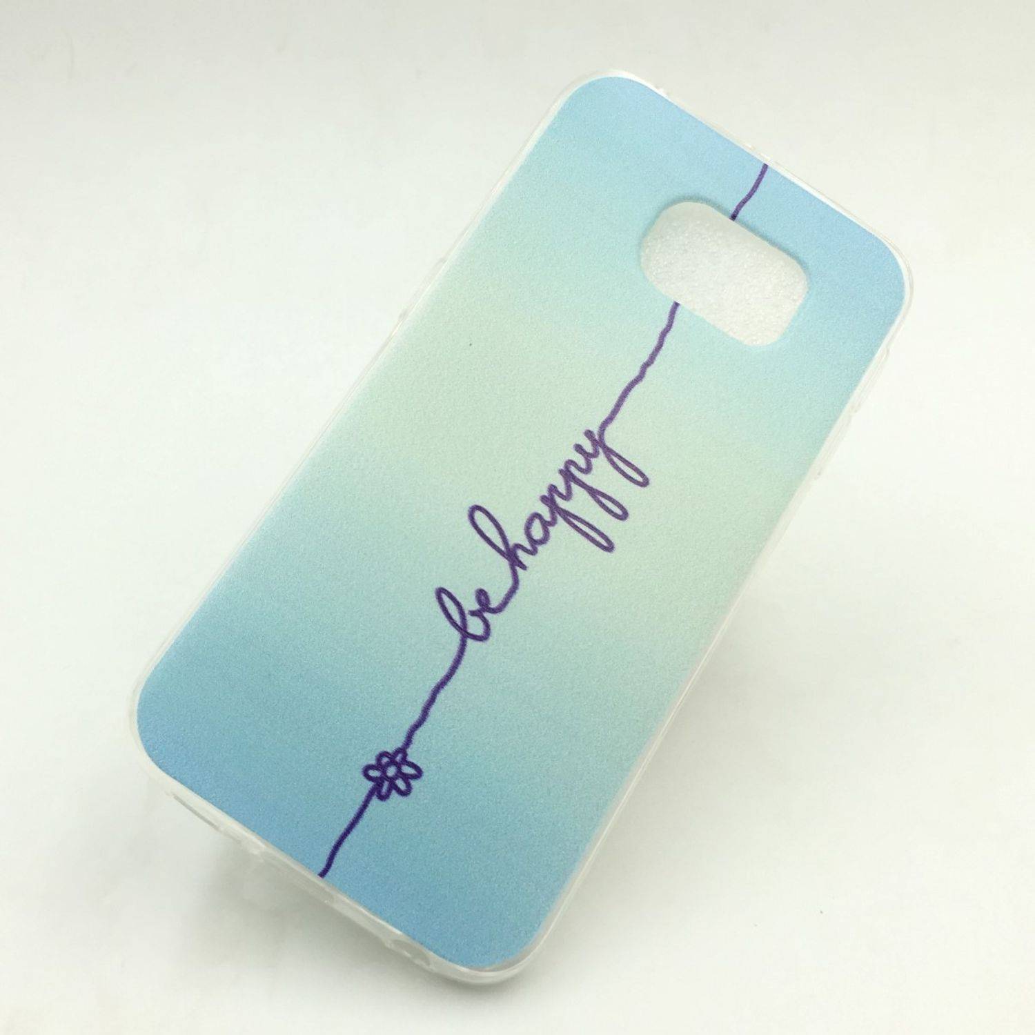 Samsung Galaxy S6 Edge Handyhülle Backcover Blau