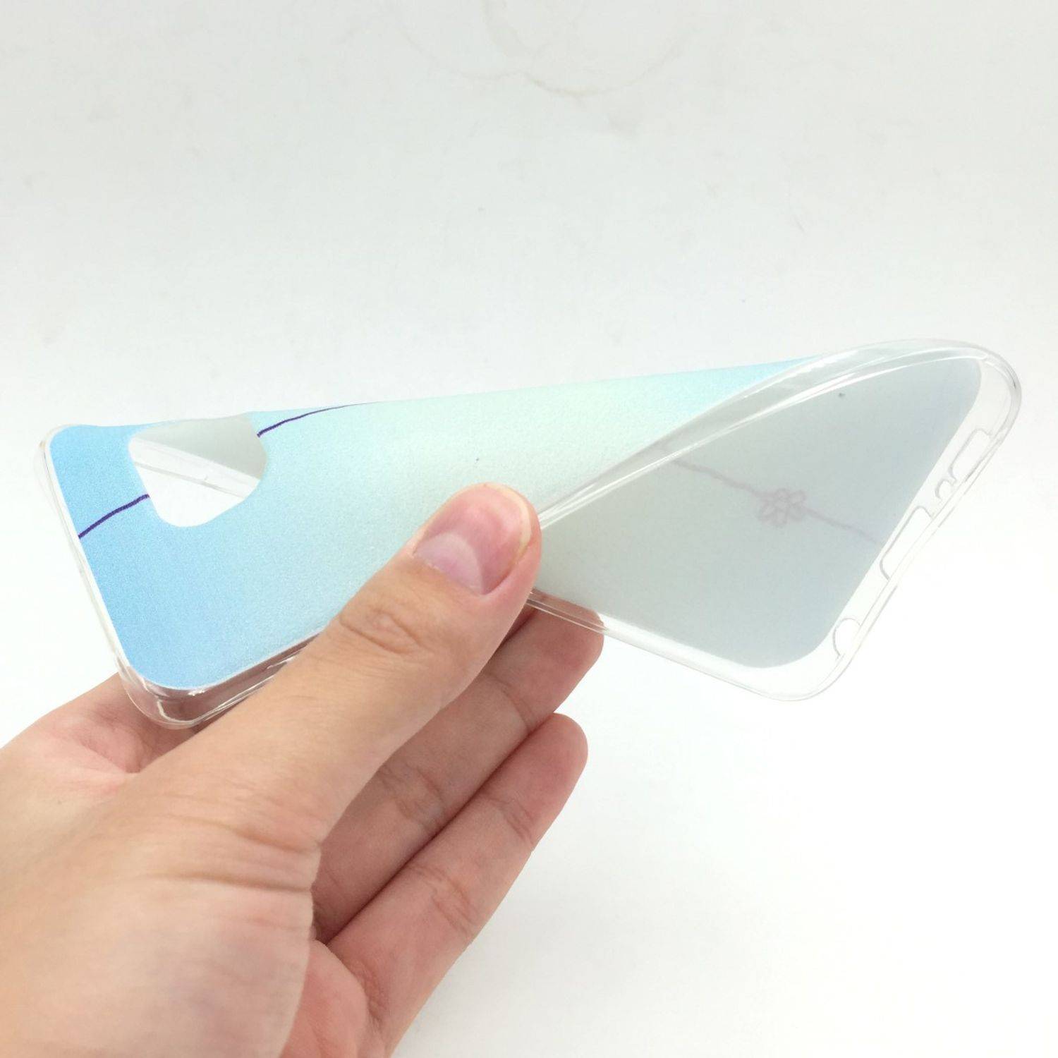 Samsung Galaxy S6 Edge Handyhülle Backcover Blau