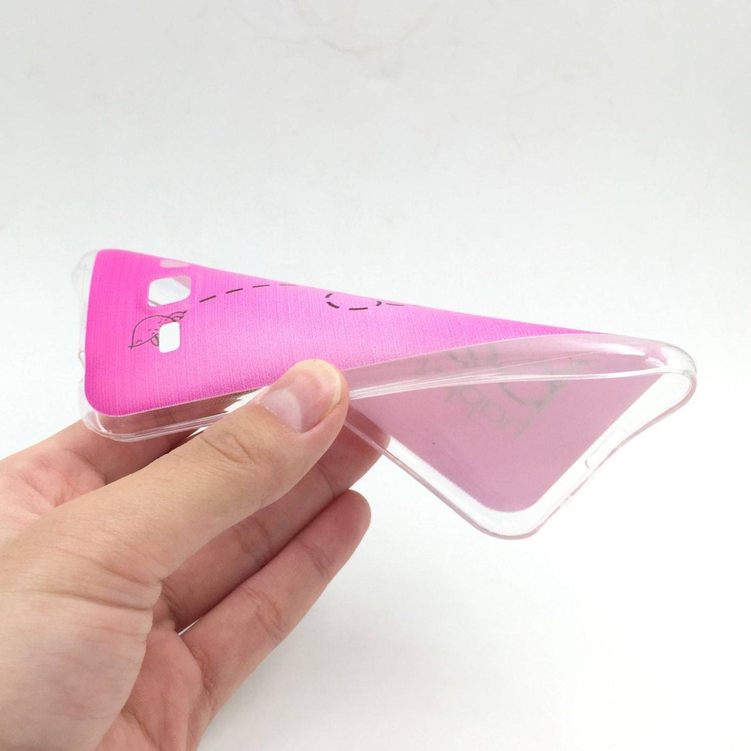 Samsung Galaxy J1 (2015) Handyhülle Backcover Rosa