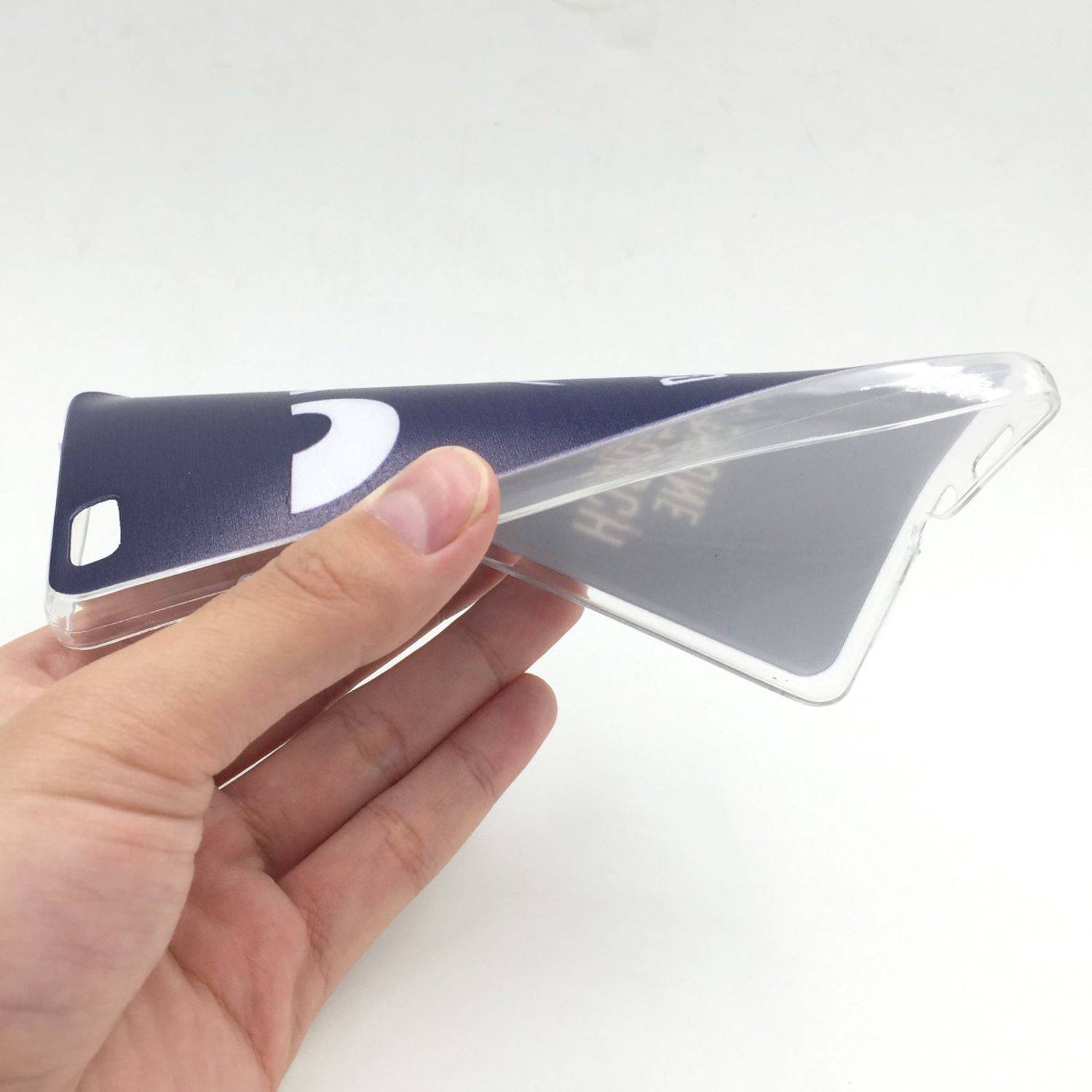 Huawei P8 Handyhülle Backcover Blau