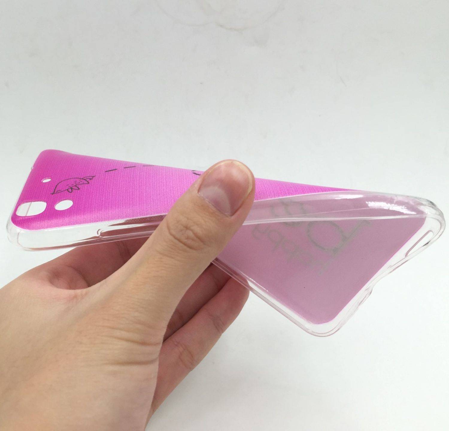 Huawei Y6 Handyhülle Backcover Rosa