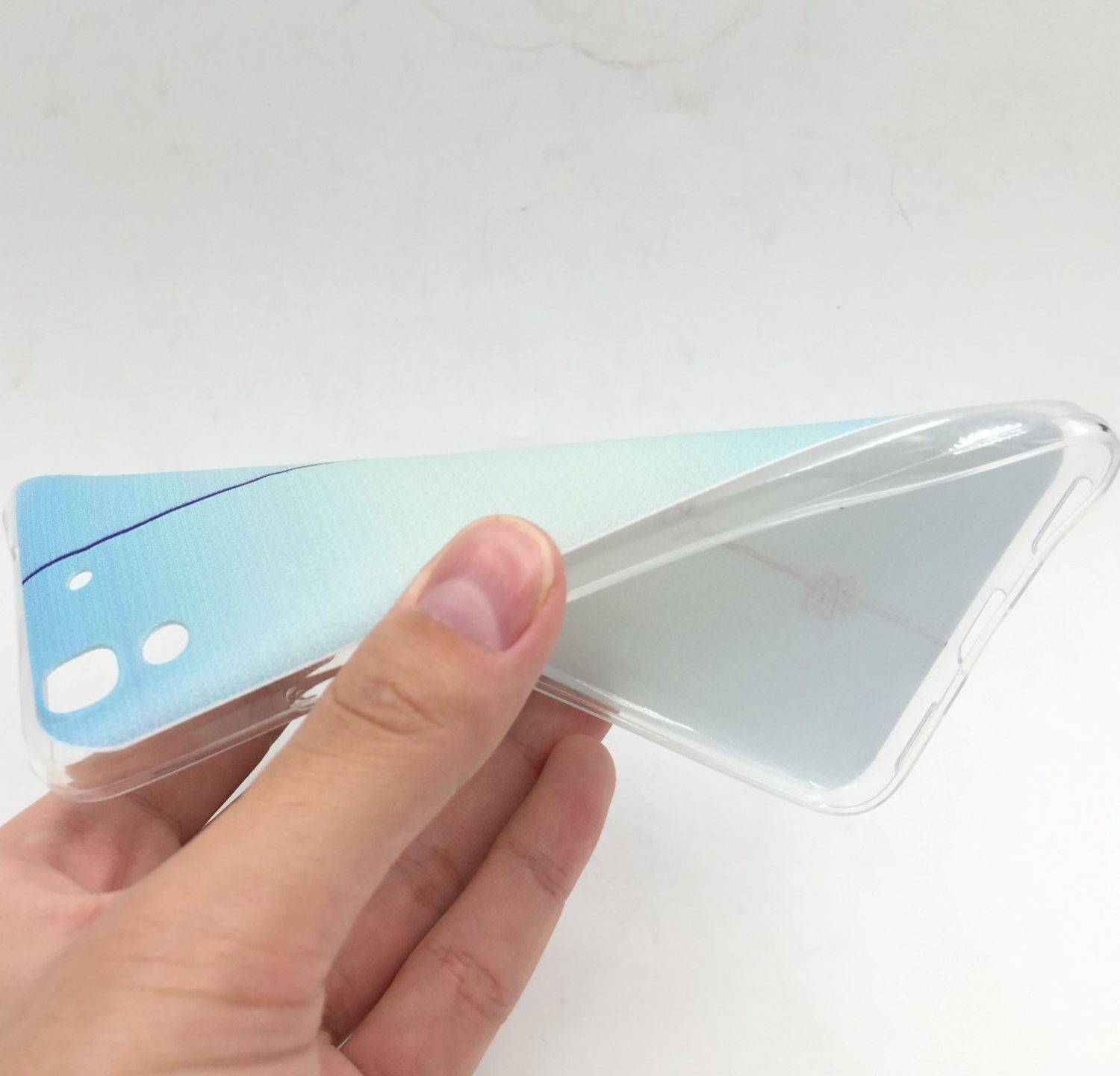 Huawei Y6 Handyhülle Backcover Blau