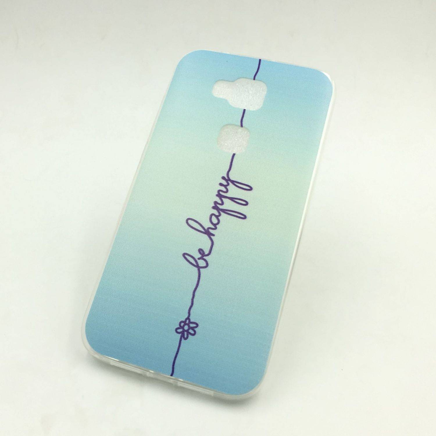 Huawei G8 Handyhülle Backcover Blau