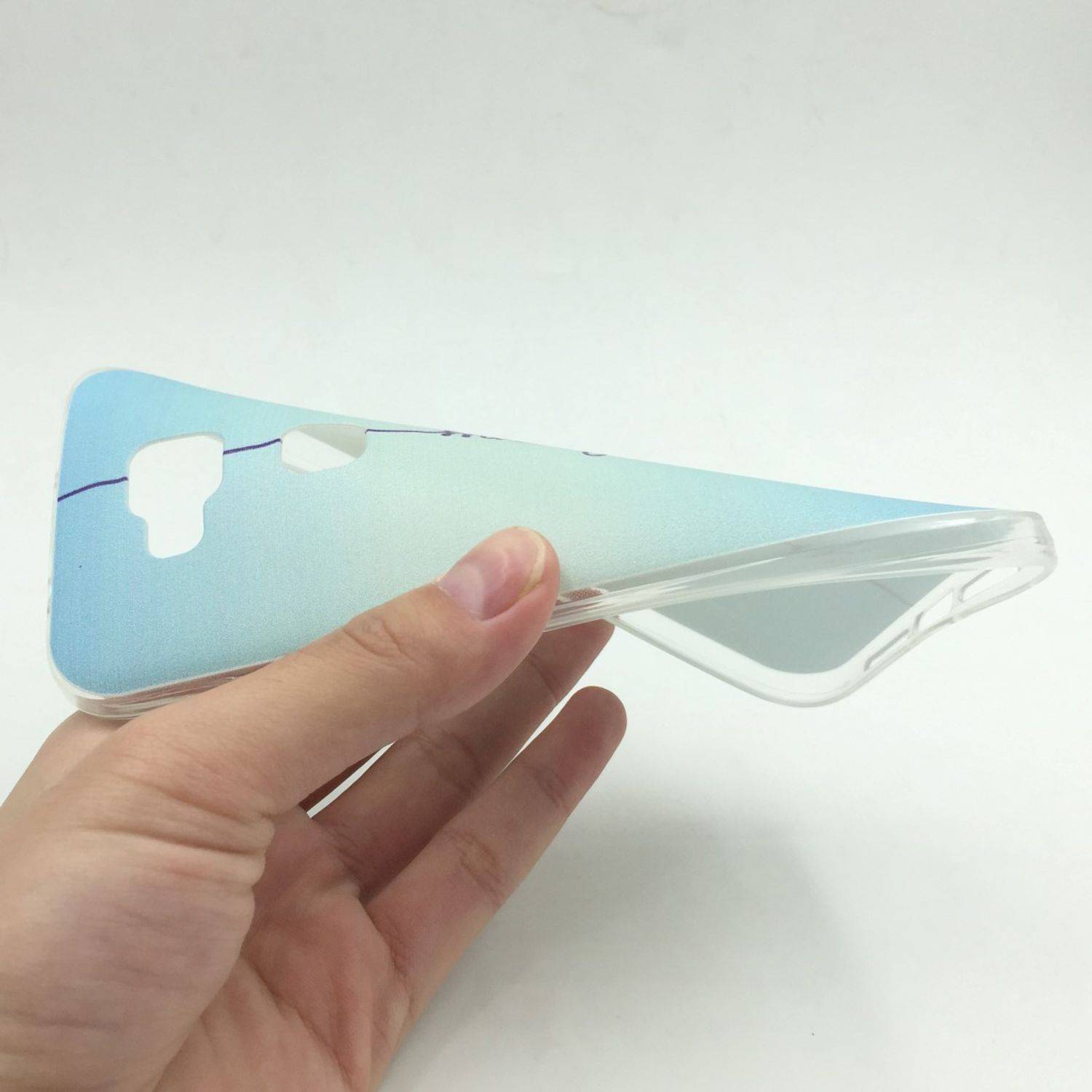 Huawei G8 Handyhülle Backcover Blau