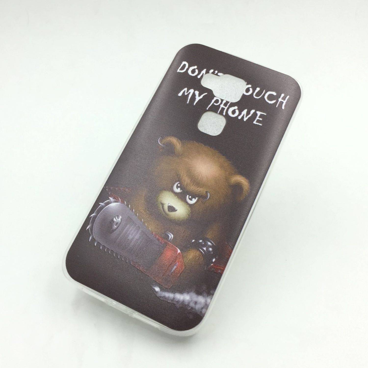 Huawei G8 Handyhülle Backcover Schwarz