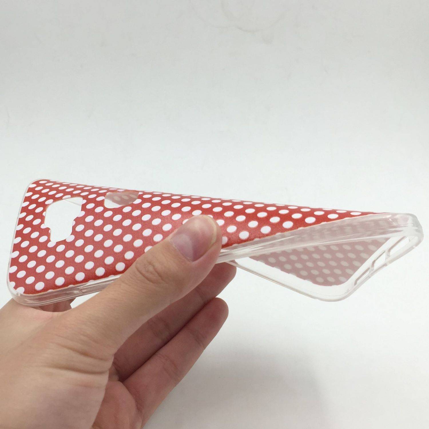 Huawei G8 Handyhülle Backcover Rot