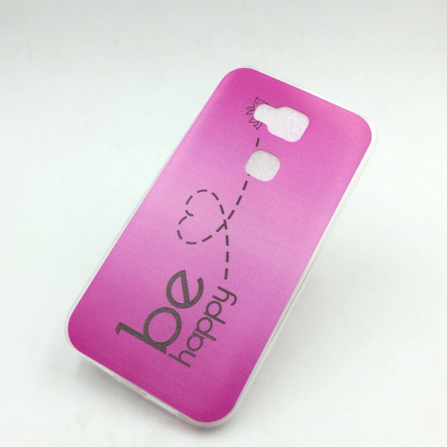 Huawei G8 Handyhülle Backcover Rosa