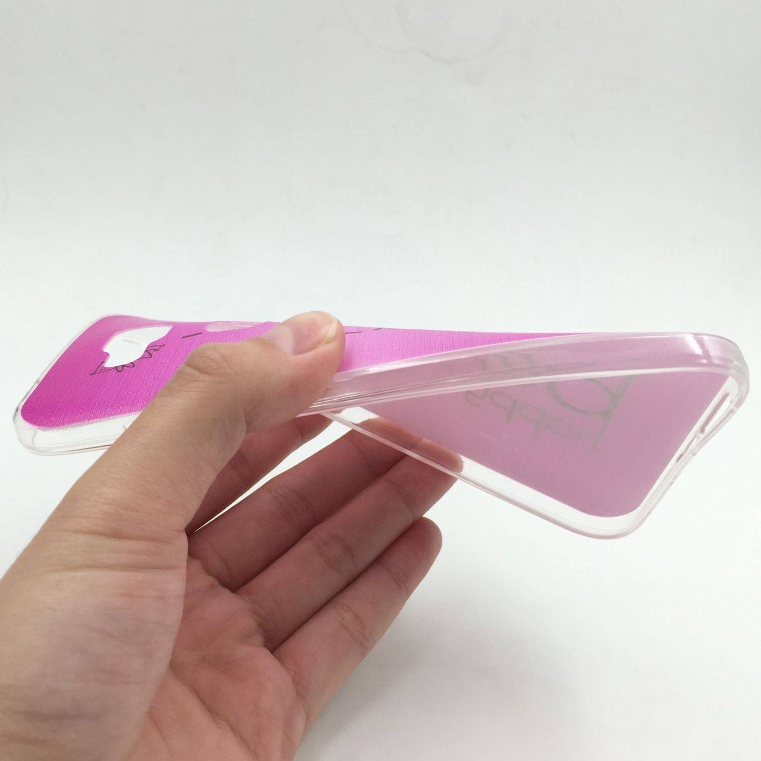 Huawei G8 Handyhülle Backcover Rosa