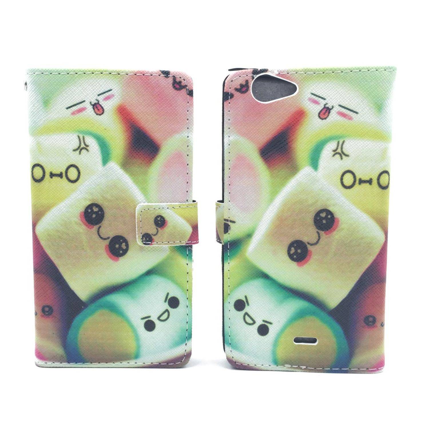 Wiko Pulp Fab Handyhülle Bookcover Mehrfarbig