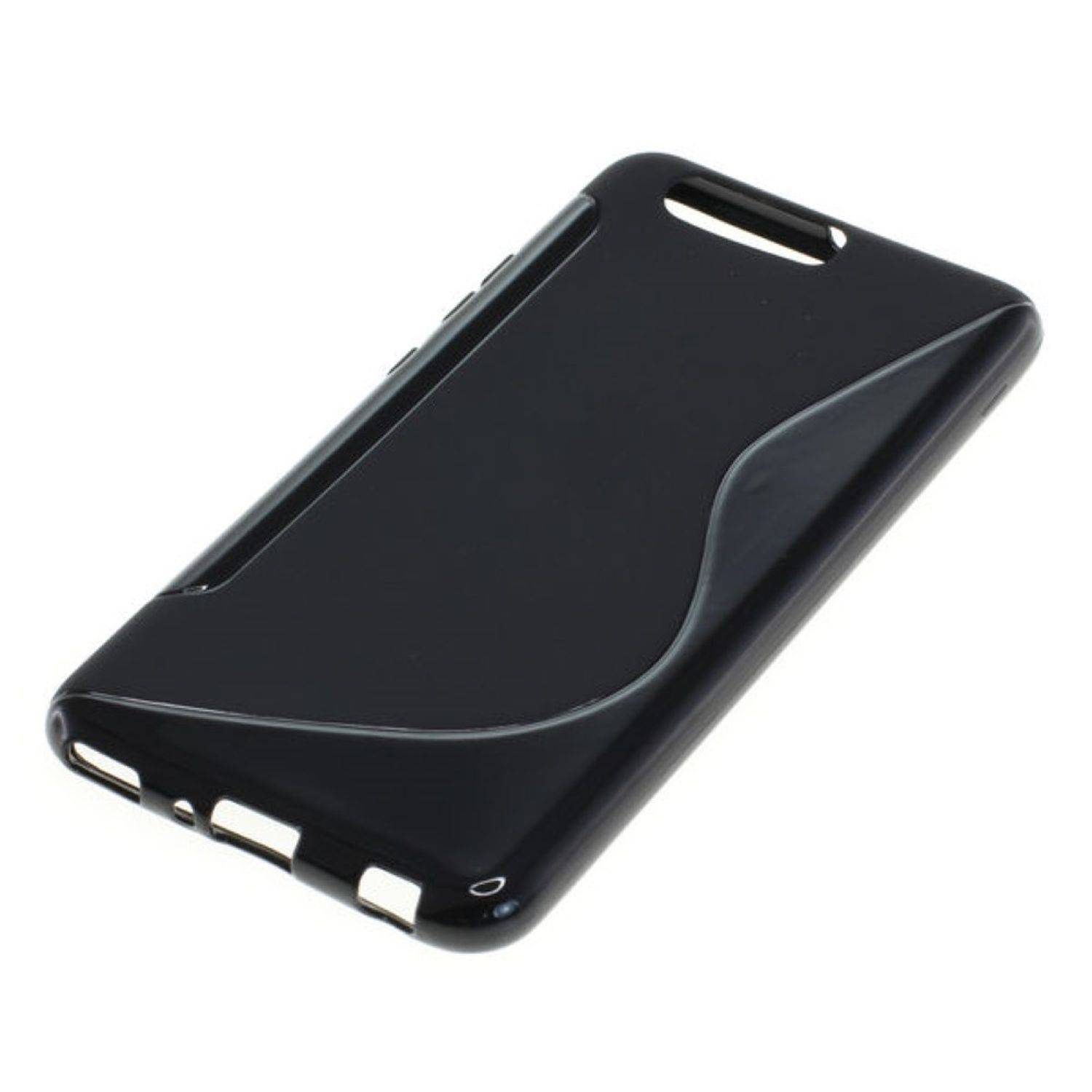 Huawei P10 Plus Handyhülle Backcover Schwarz