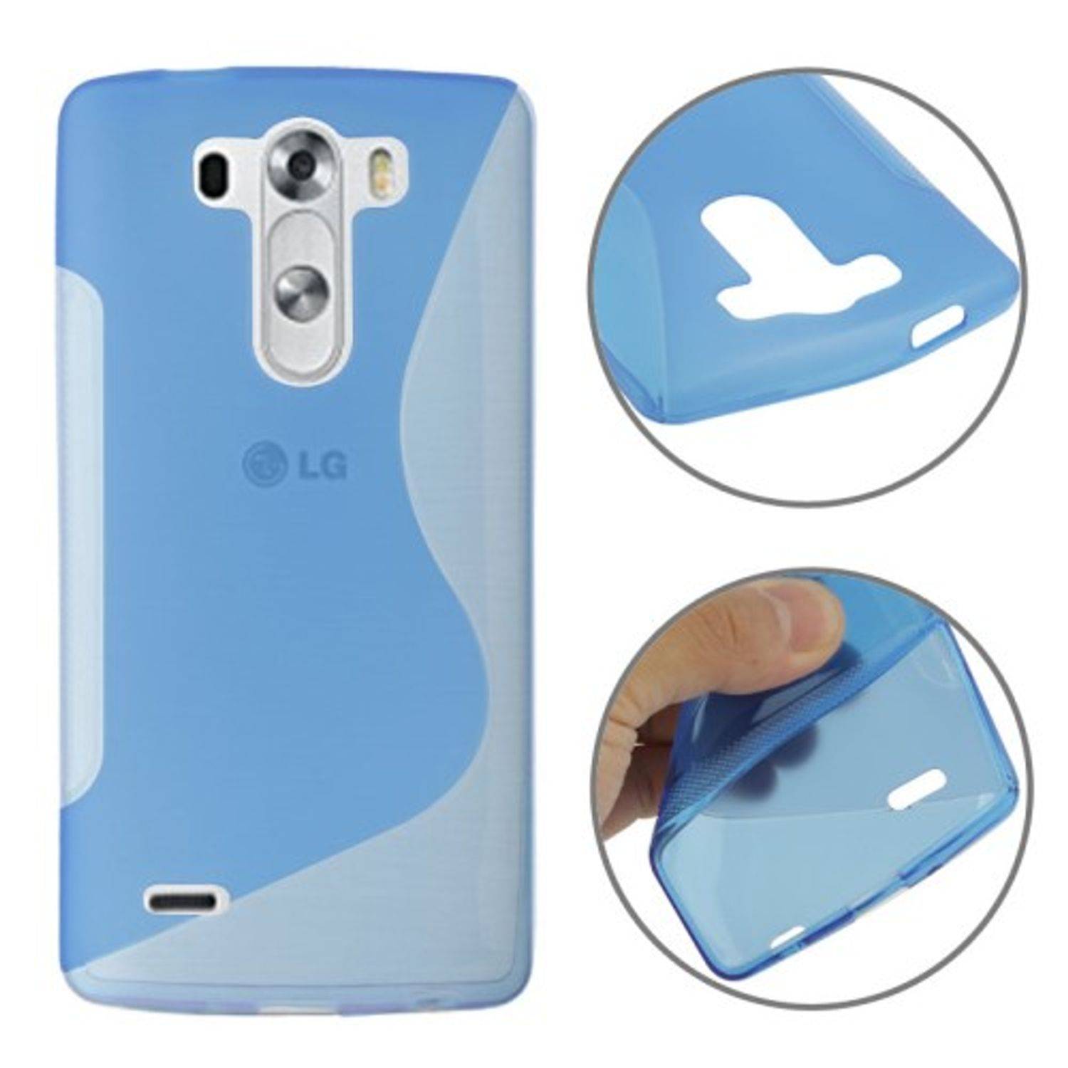 LG G3 mini Handyhülle Backcover Blau