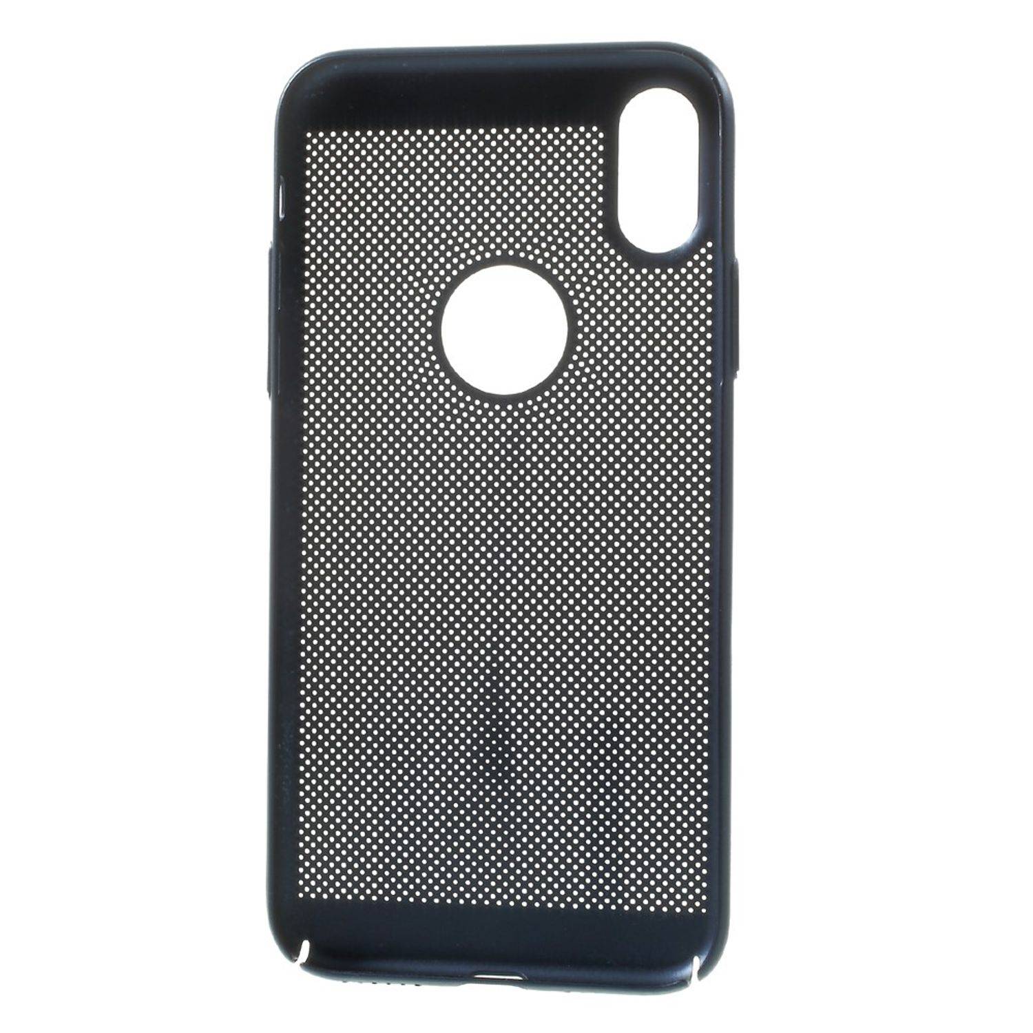 Apple iPhone XS Handyhülle Backcover Silber