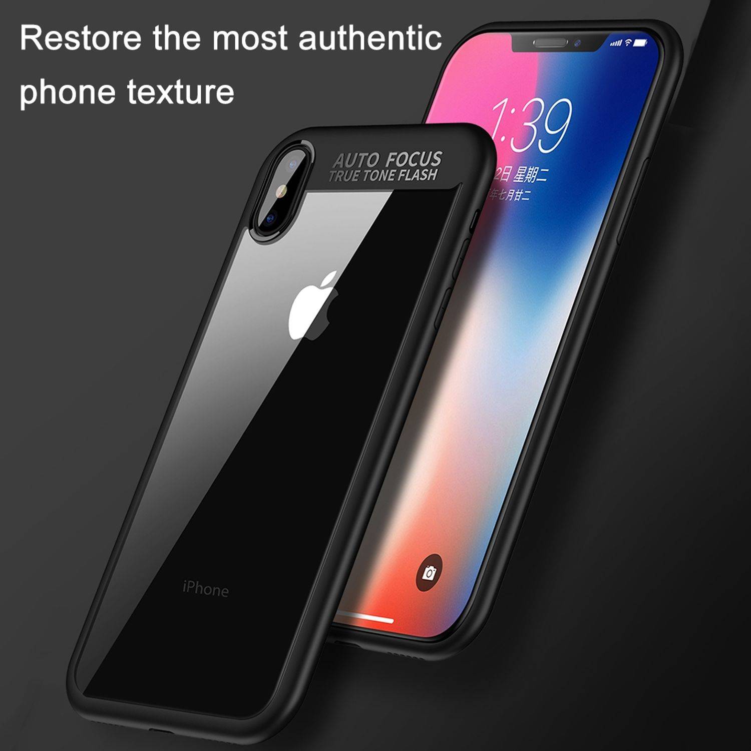 Apple iPhone XS Handyhülle Backcover Rot