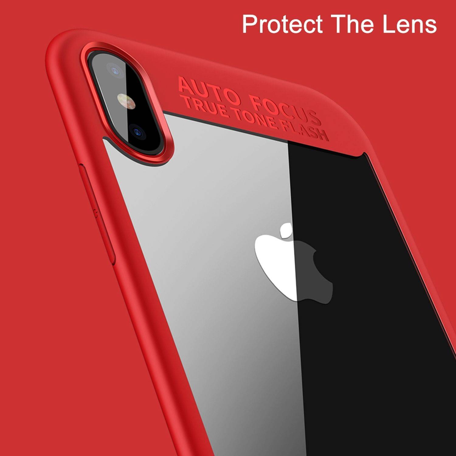 Apple iPhone XS Handyhülle Backcover Schwarz