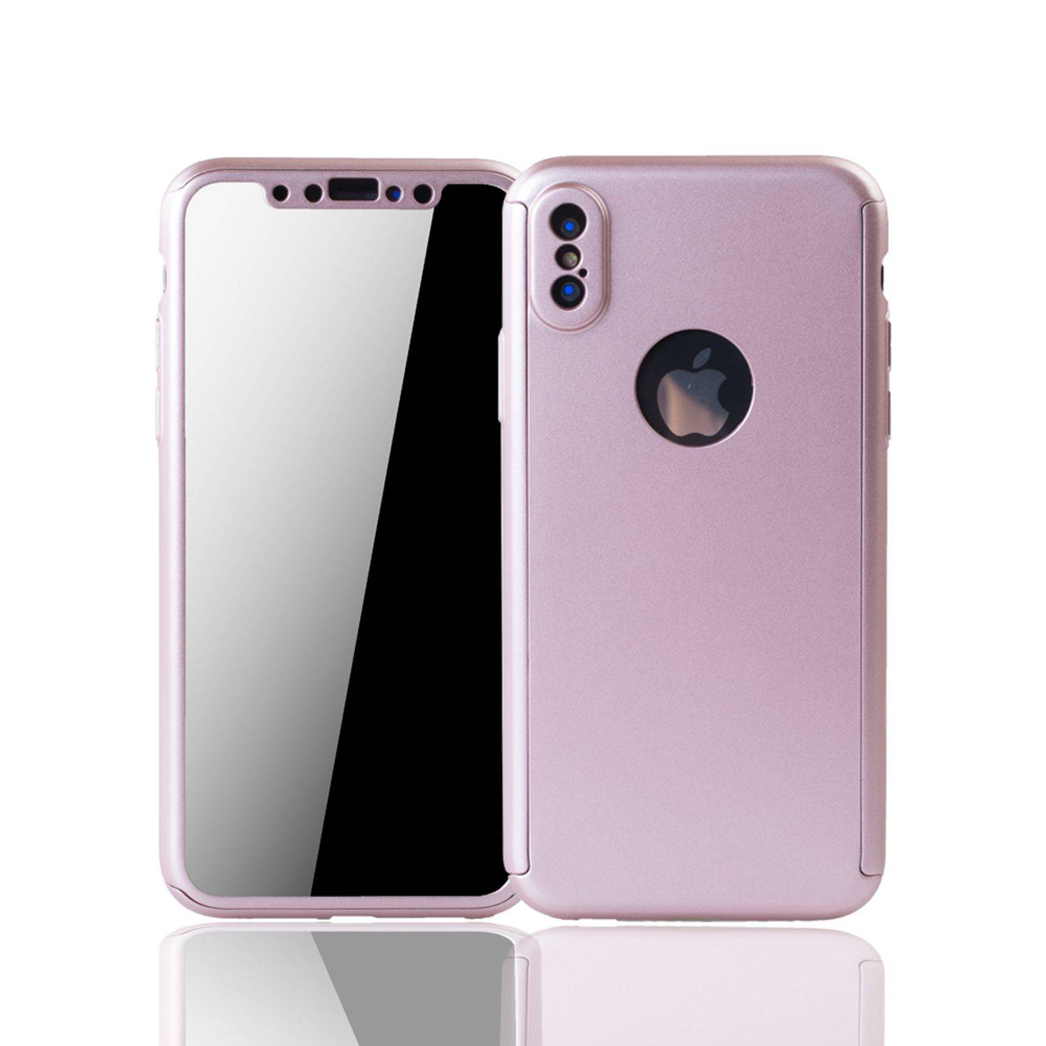 Apple iPhone XS Handyhülle Backcover Rosa
