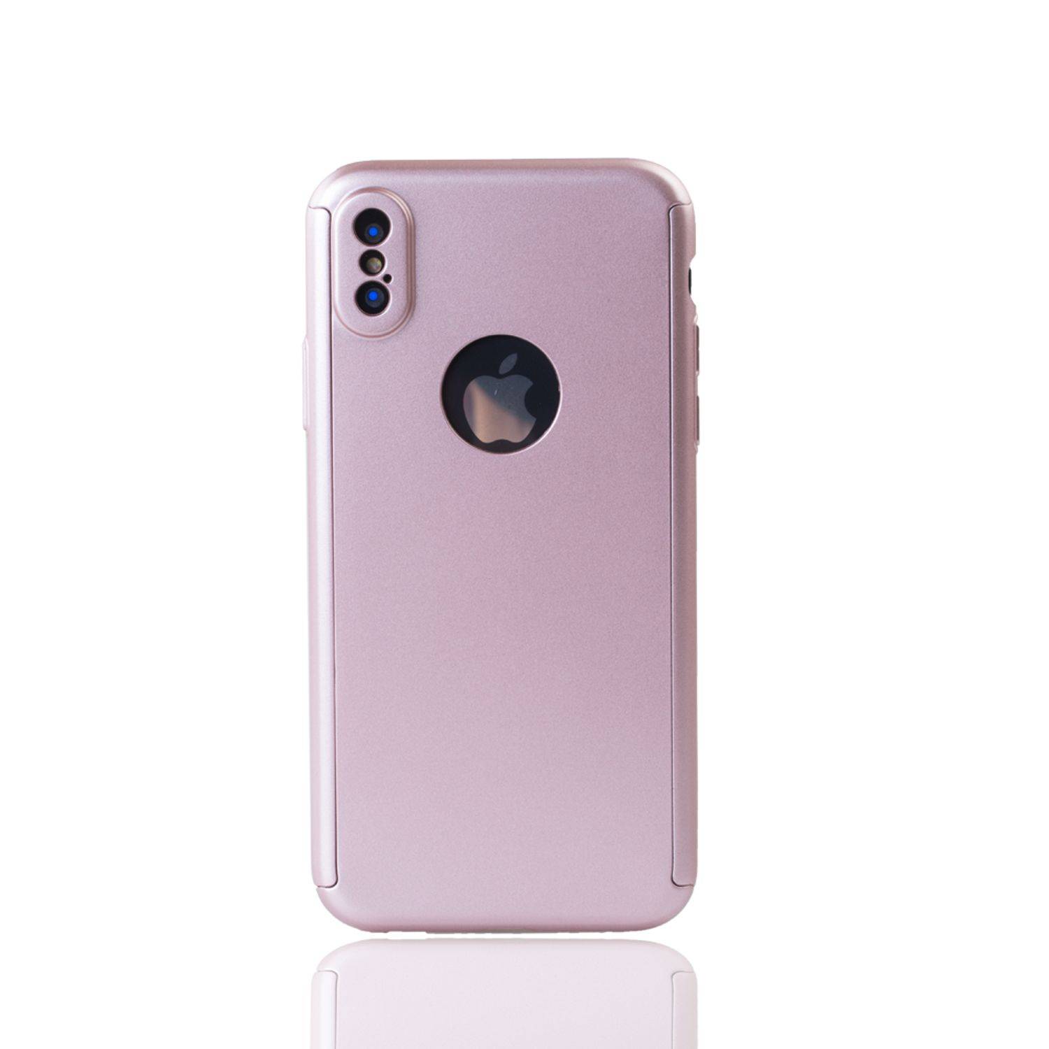 Apple iPhone XS Handyhülle Backcover Rosa