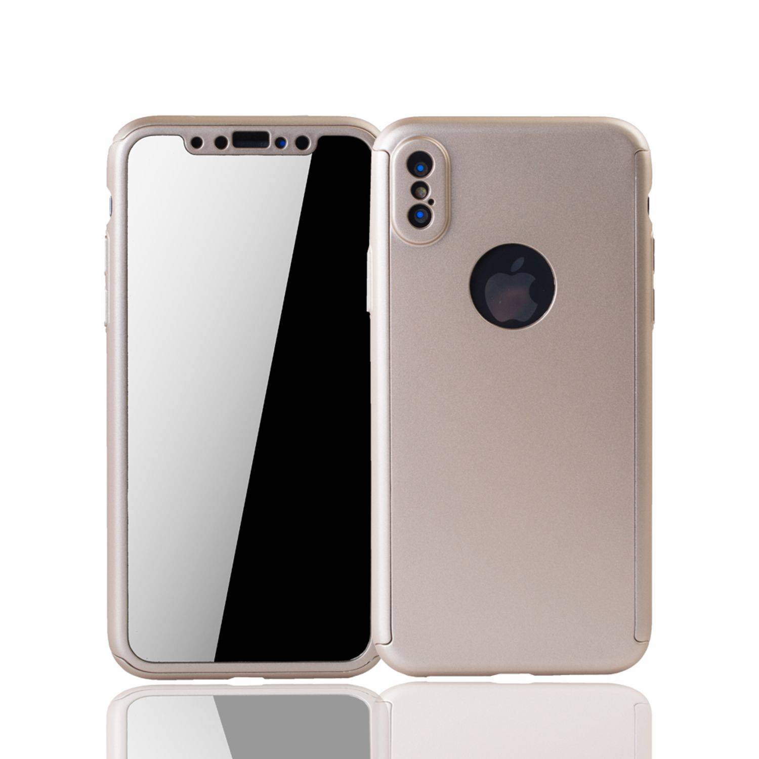 Apple iPhone XS Handyhülle Backcover Gold