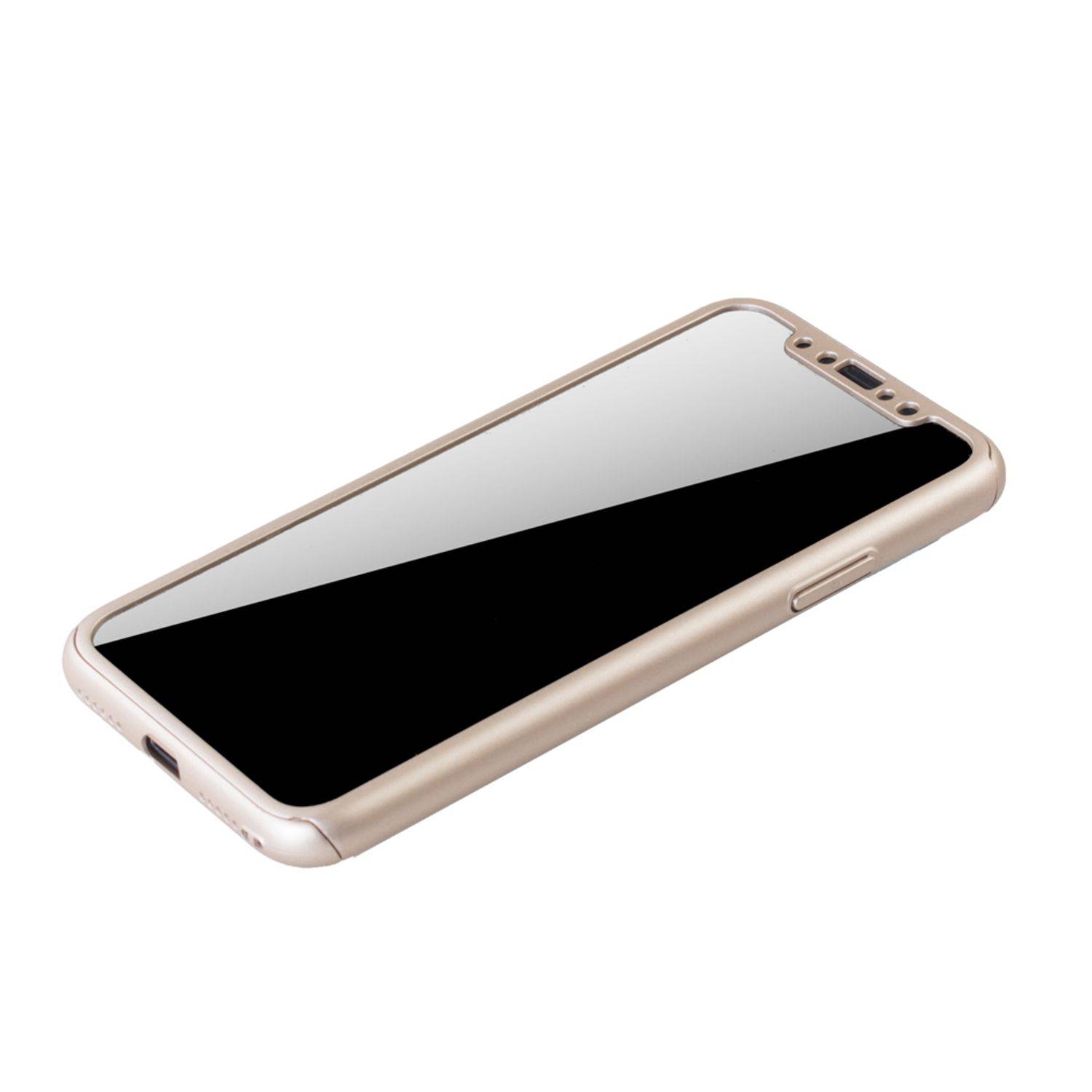 Apple iPhone XS Handyhülle Backcover Blau