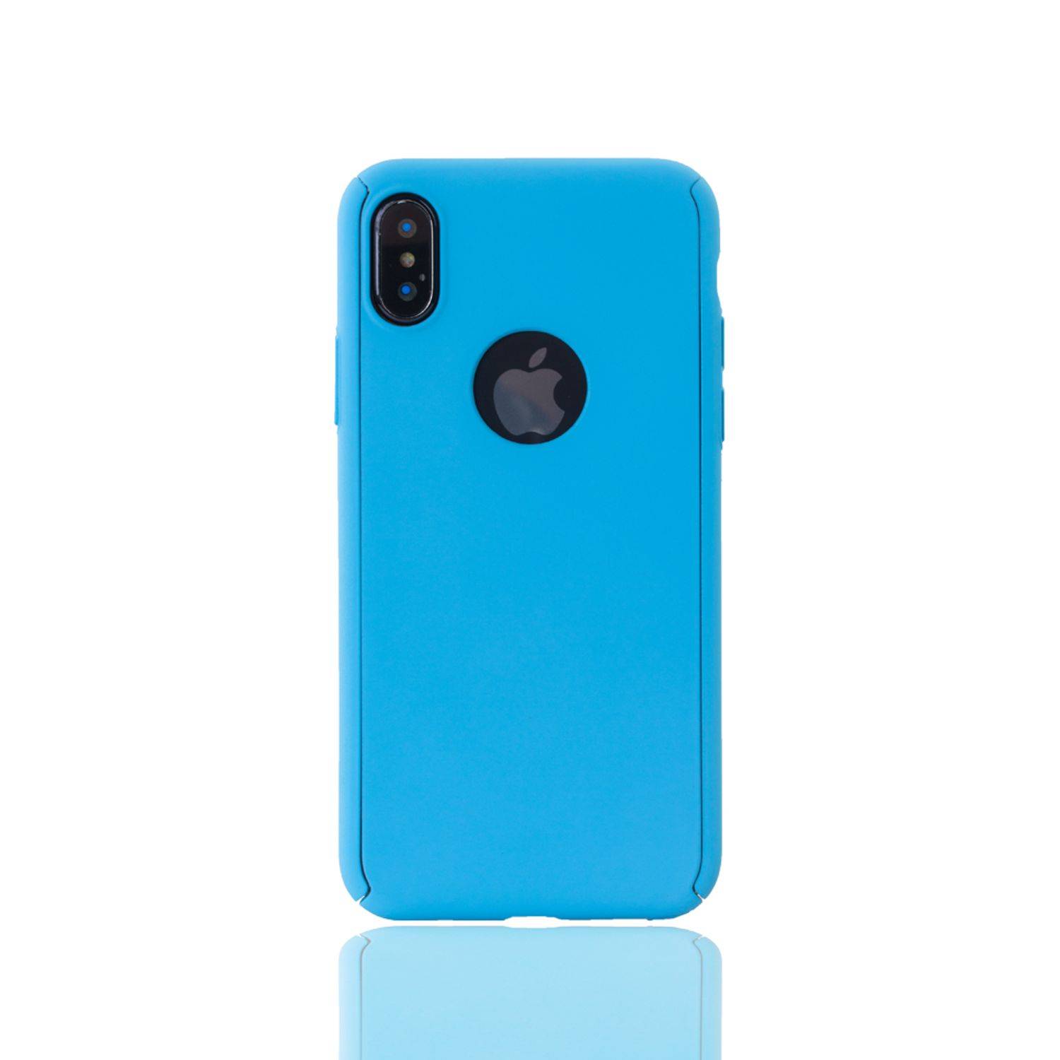 Apple iPhone XS Handyhülle Backcover Blau