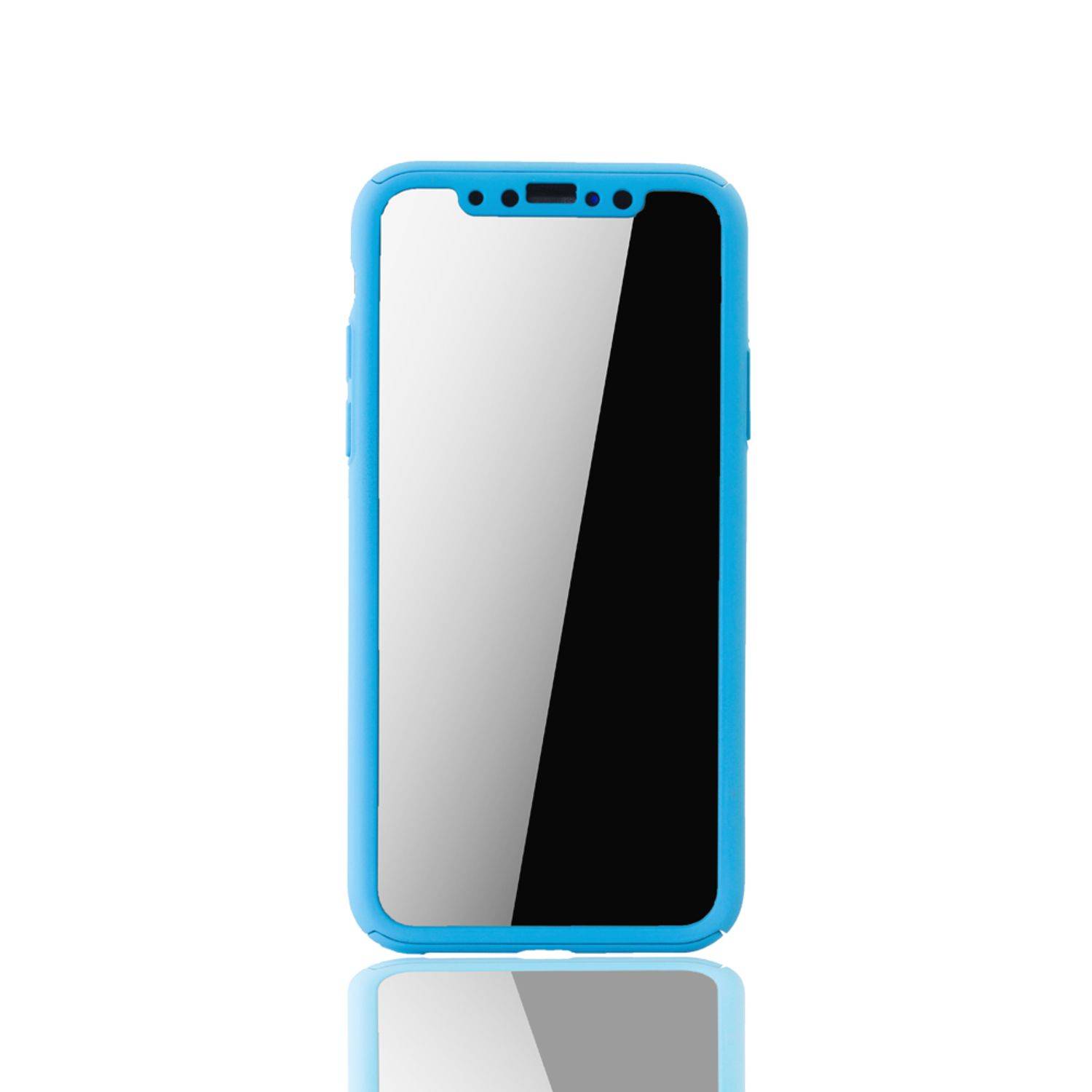 Apple iPhone XS Handyhülle Backcover Grau