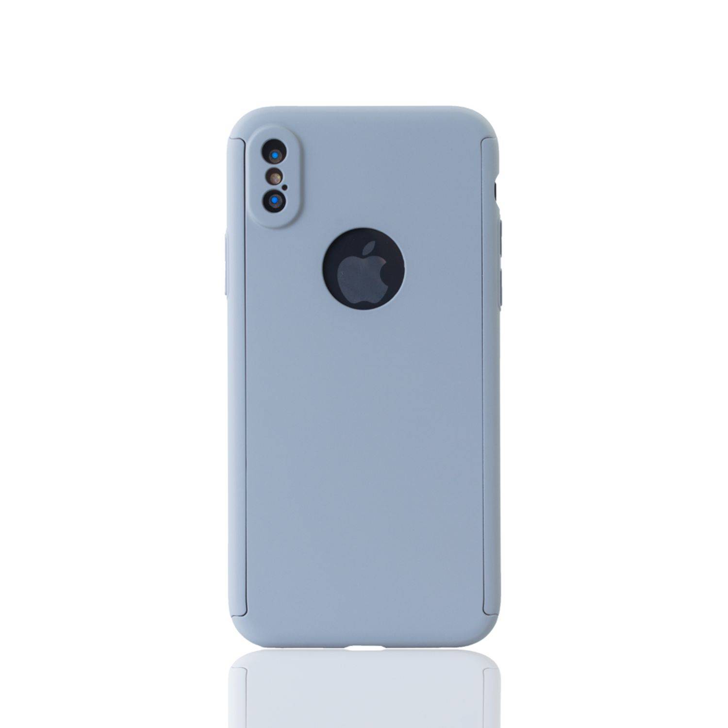 Apple iPhone XS Handyhülle Backcover Grau