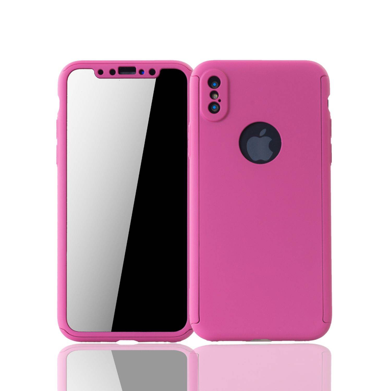 Apple iPhone XS Handyhülle Backcover Rosa