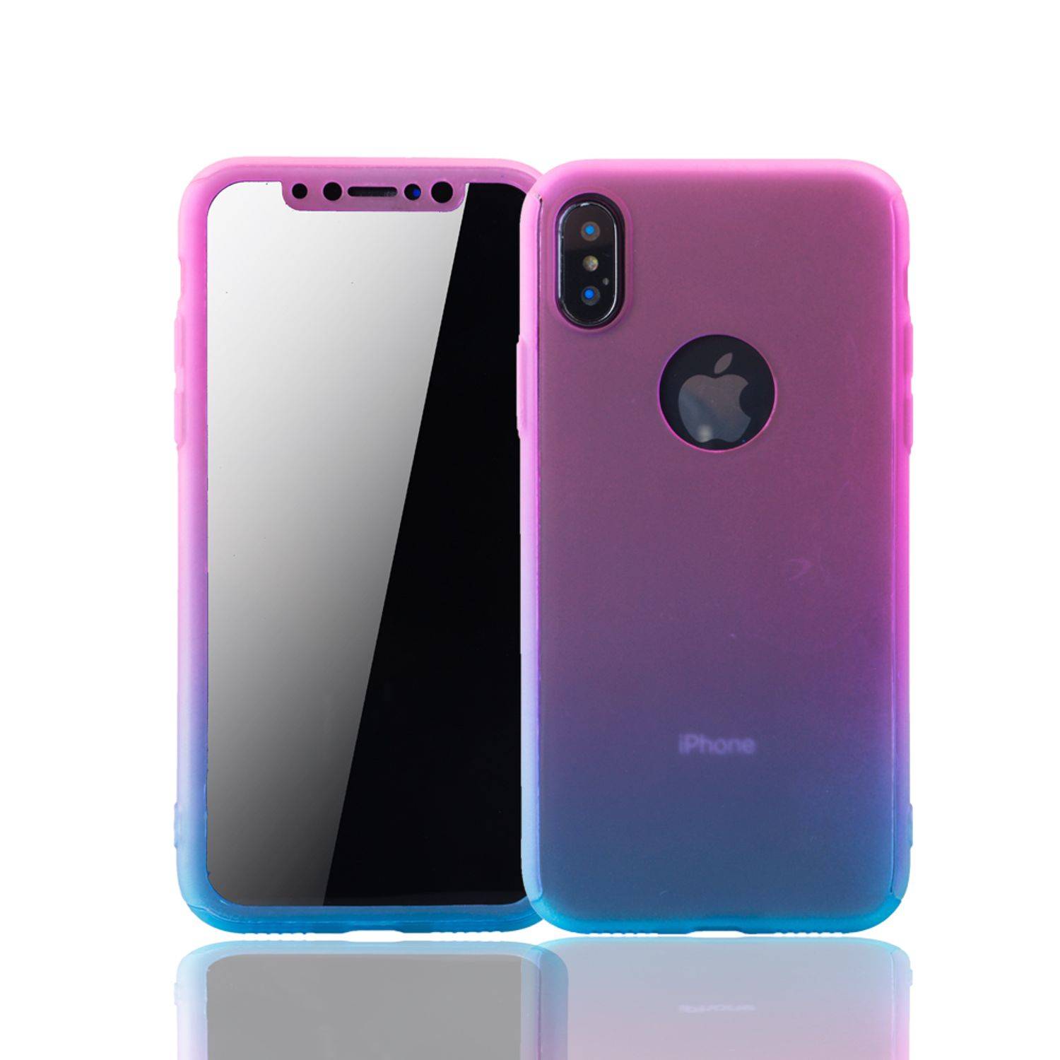 Apple iPhone XS Handyhülle Backcover Mehrfarbig