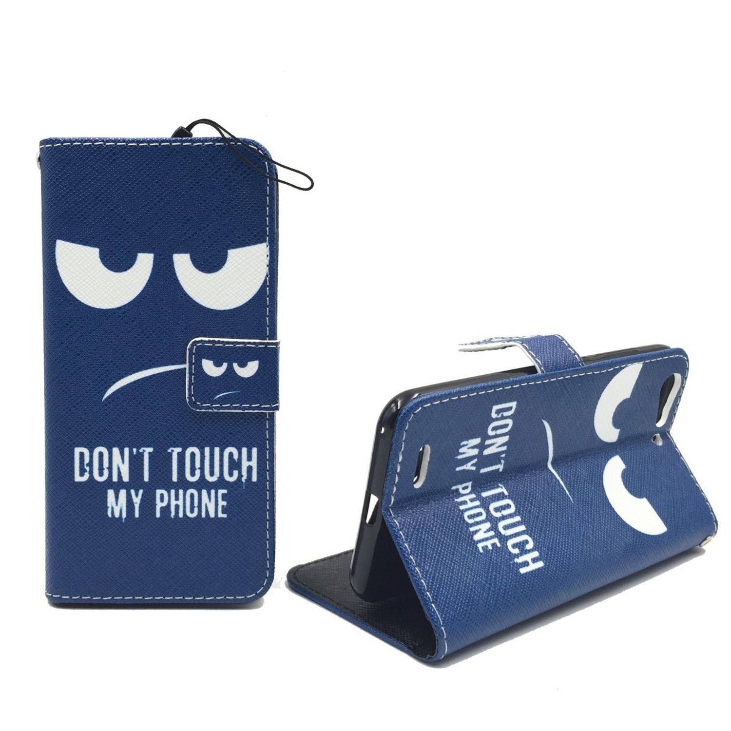 ZTE Blade V6 Handyhülle Bookcover Blau