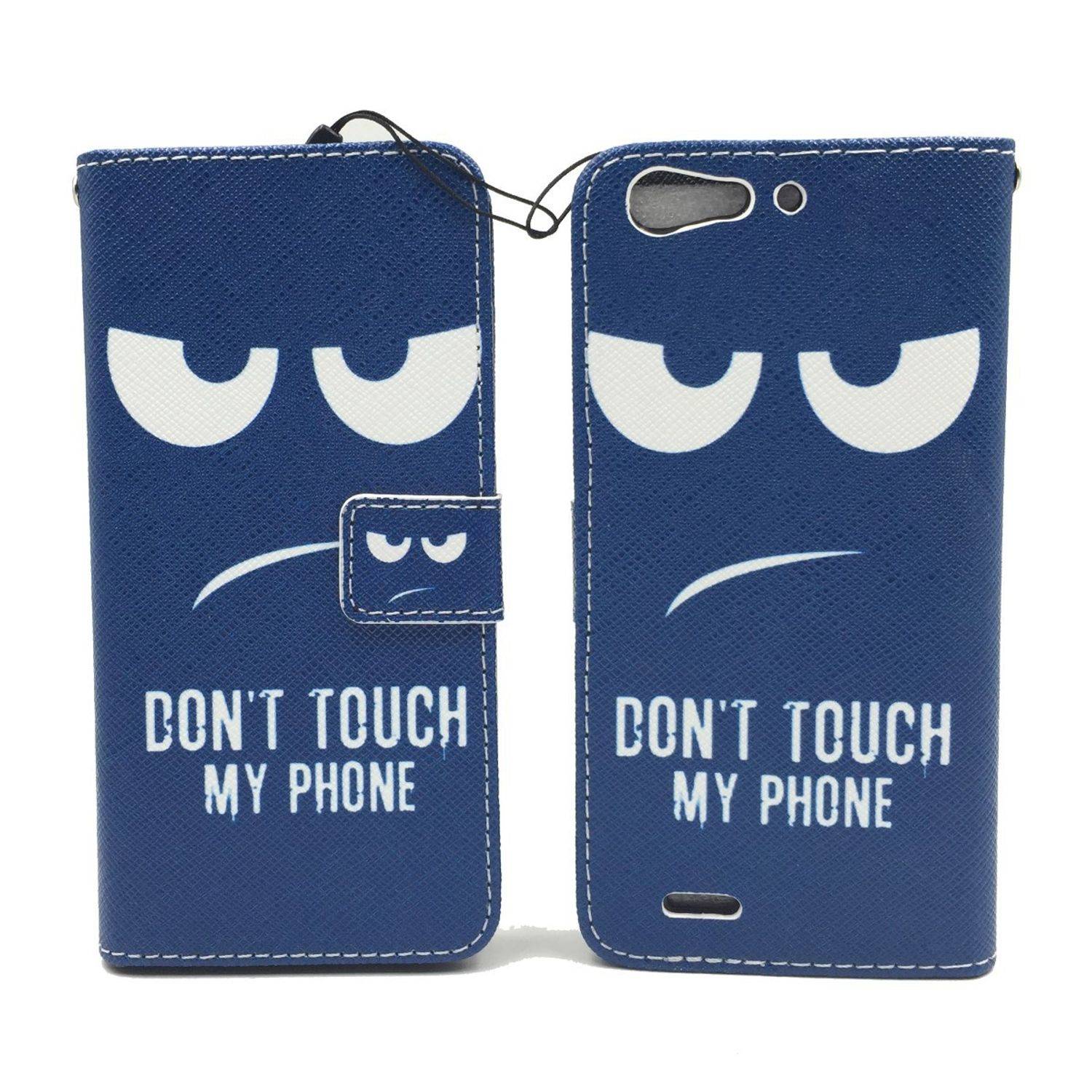 ZTE Blade V6 Handyhülle Bookcover Blau