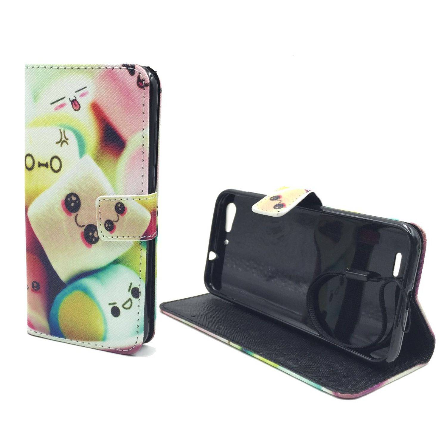 ZTE Blade V6 Handyhülle Bookcover Mehrfarbig
