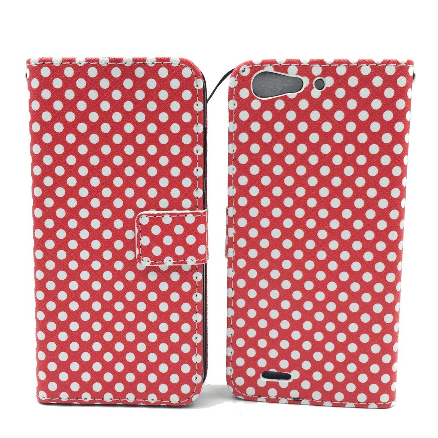 ZTE Blade V6 Handyhülle Bookcover Rot