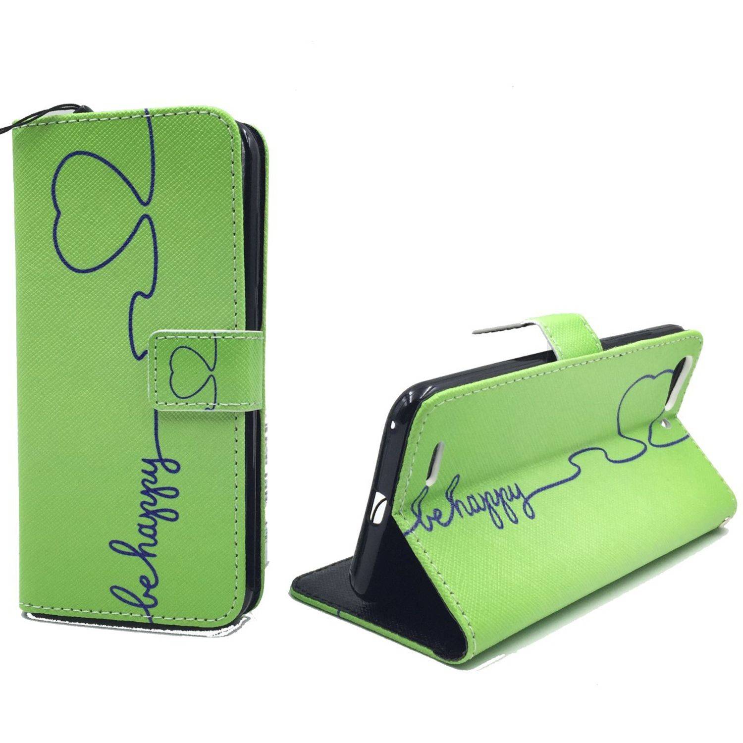ZTE Blade V6 Handyhülle Bookcover Grün