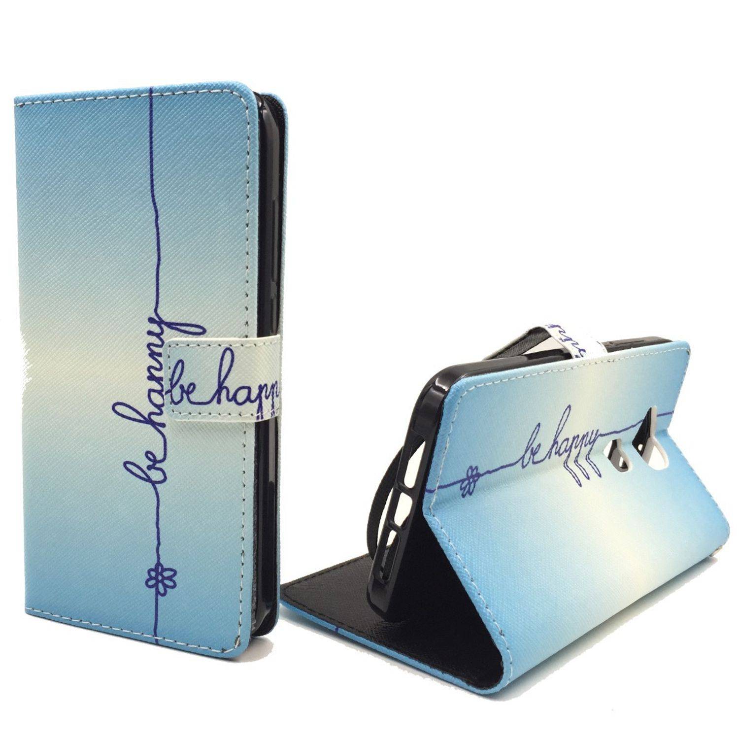 Huawei G8 Handyhülle Bookcover Blau