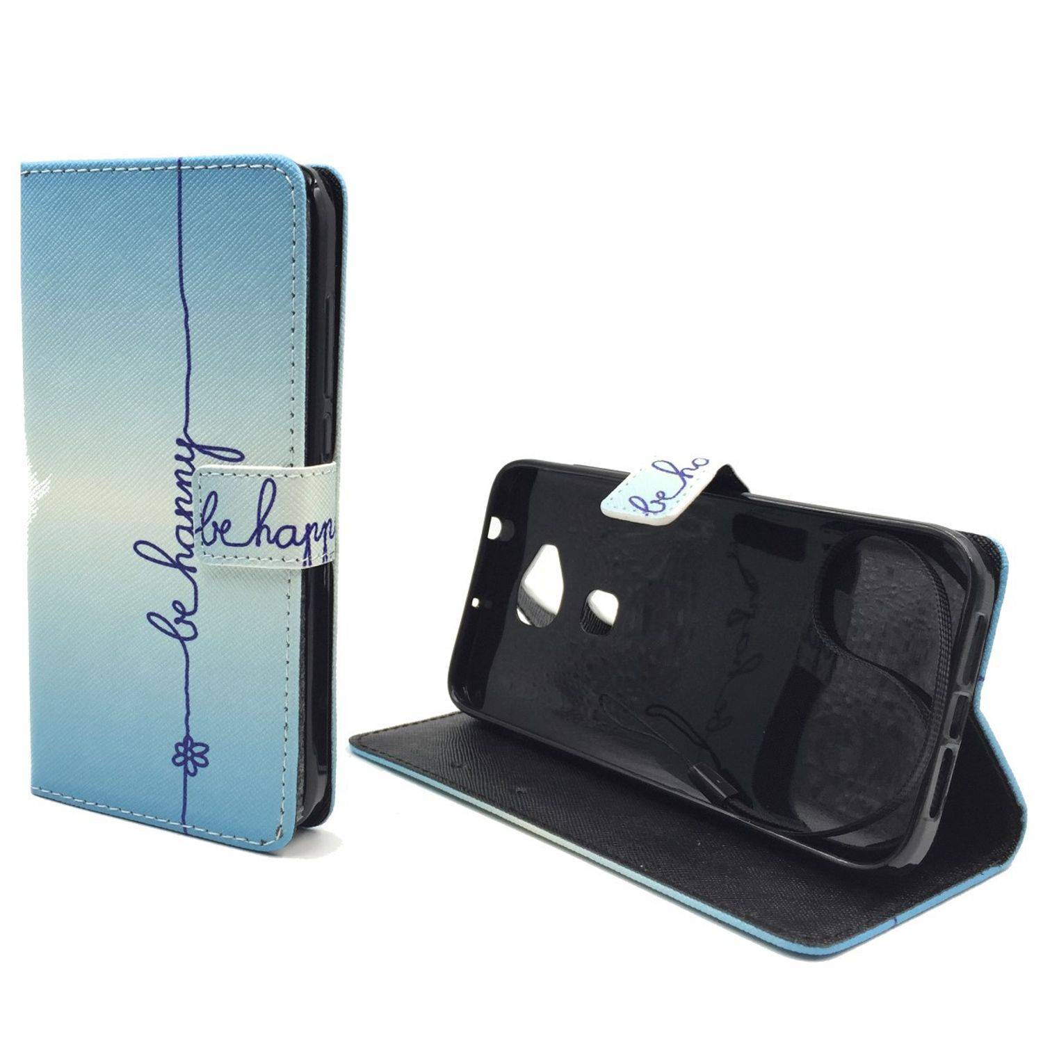 Huawei G8 Handyhülle Bookcover Blau