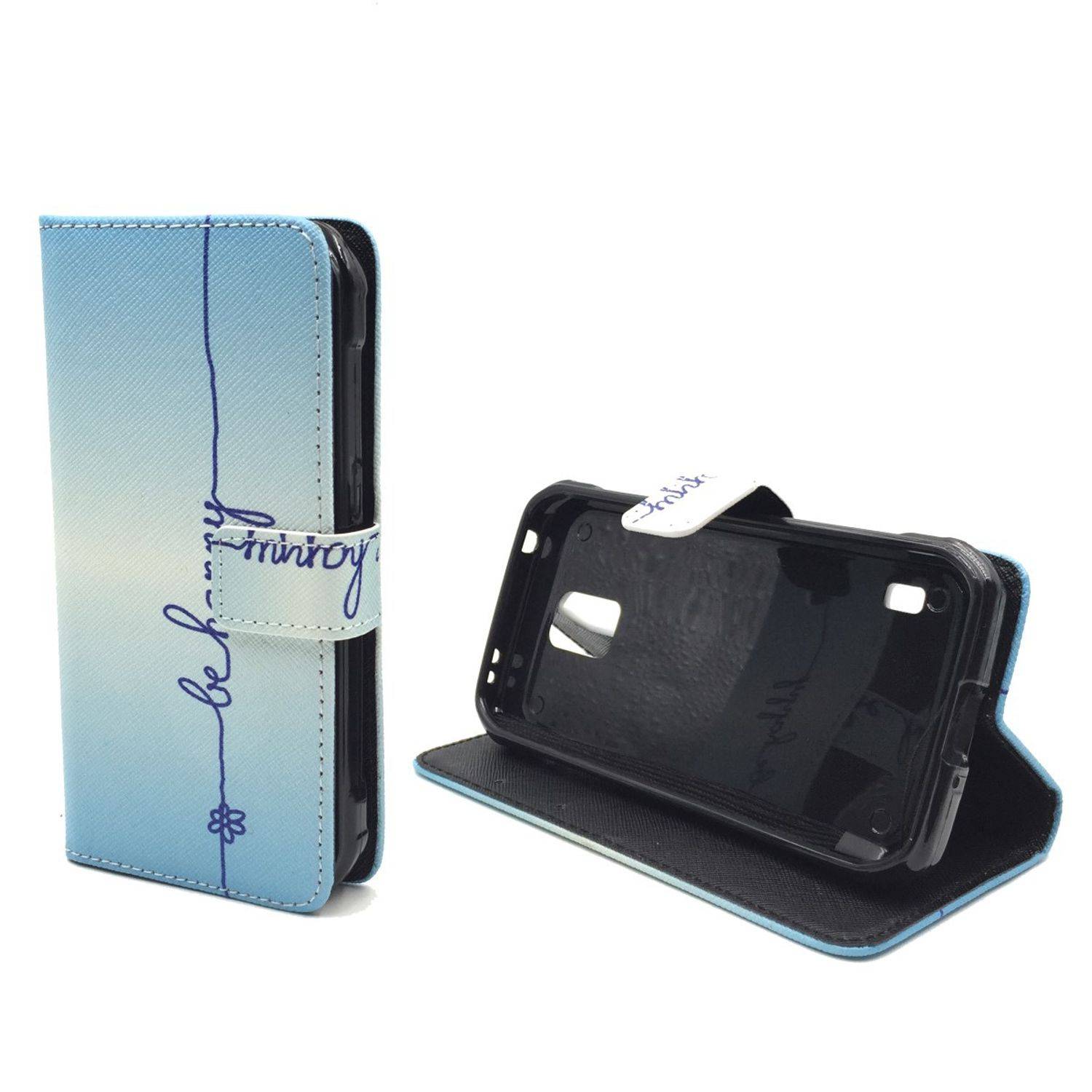 Samsung Galaxy S5 Active Handyhülle Bookcover Blau
