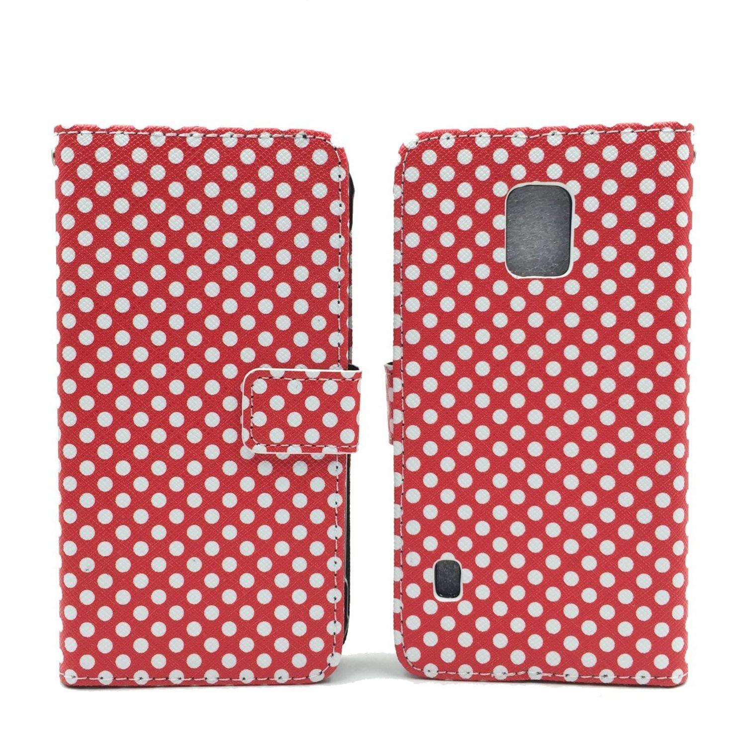 Samsung Galaxy S5 Active Handyhülle Bookcover Rot