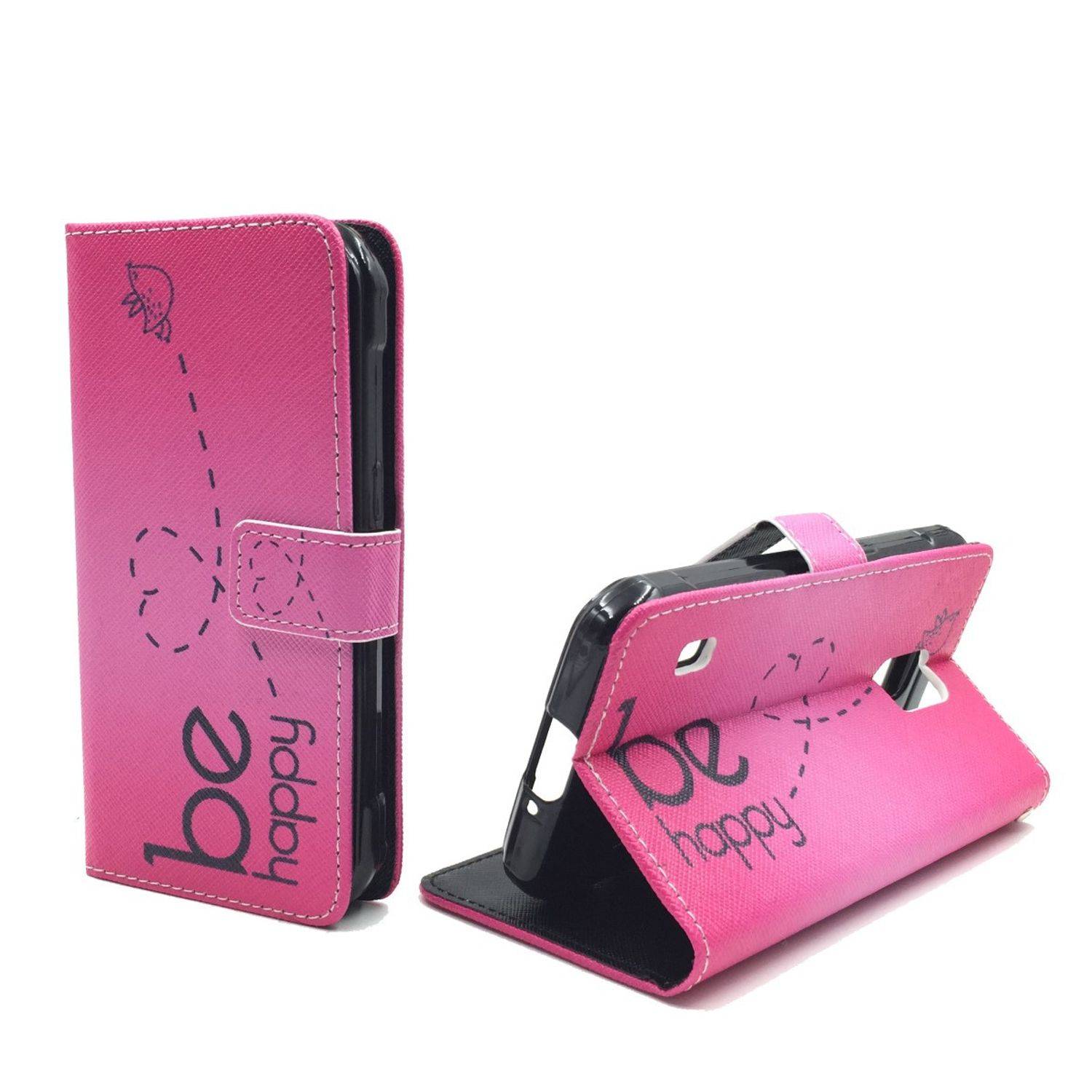 Samsung Galaxy S5 Active Handyhülle Bookcover Rosa