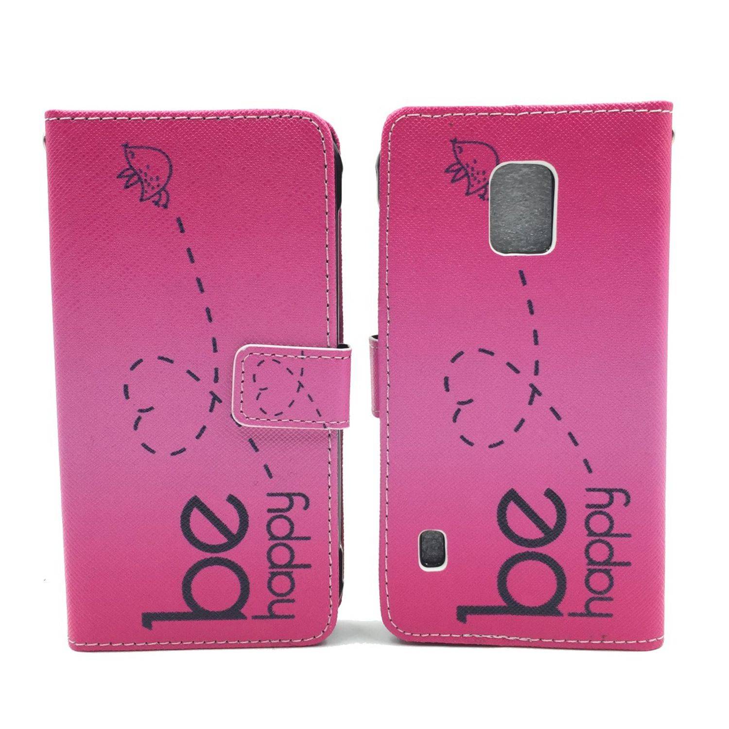 Samsung Galaxy S5 Active Handyhülle Bookcover Rosa