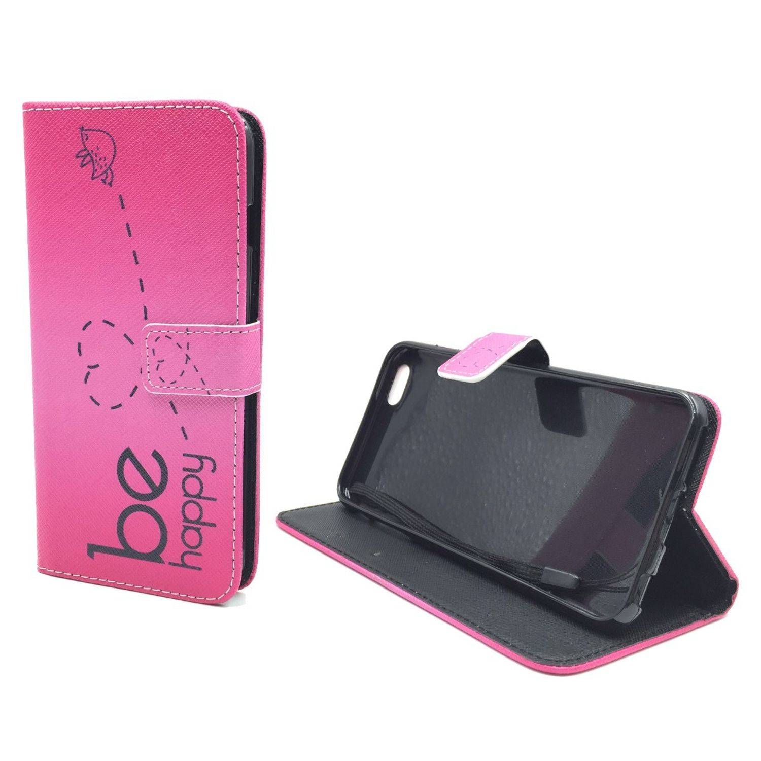 Apple iPhone 6 Plus / 6s Plus Handyhülle Bookcover Rosa