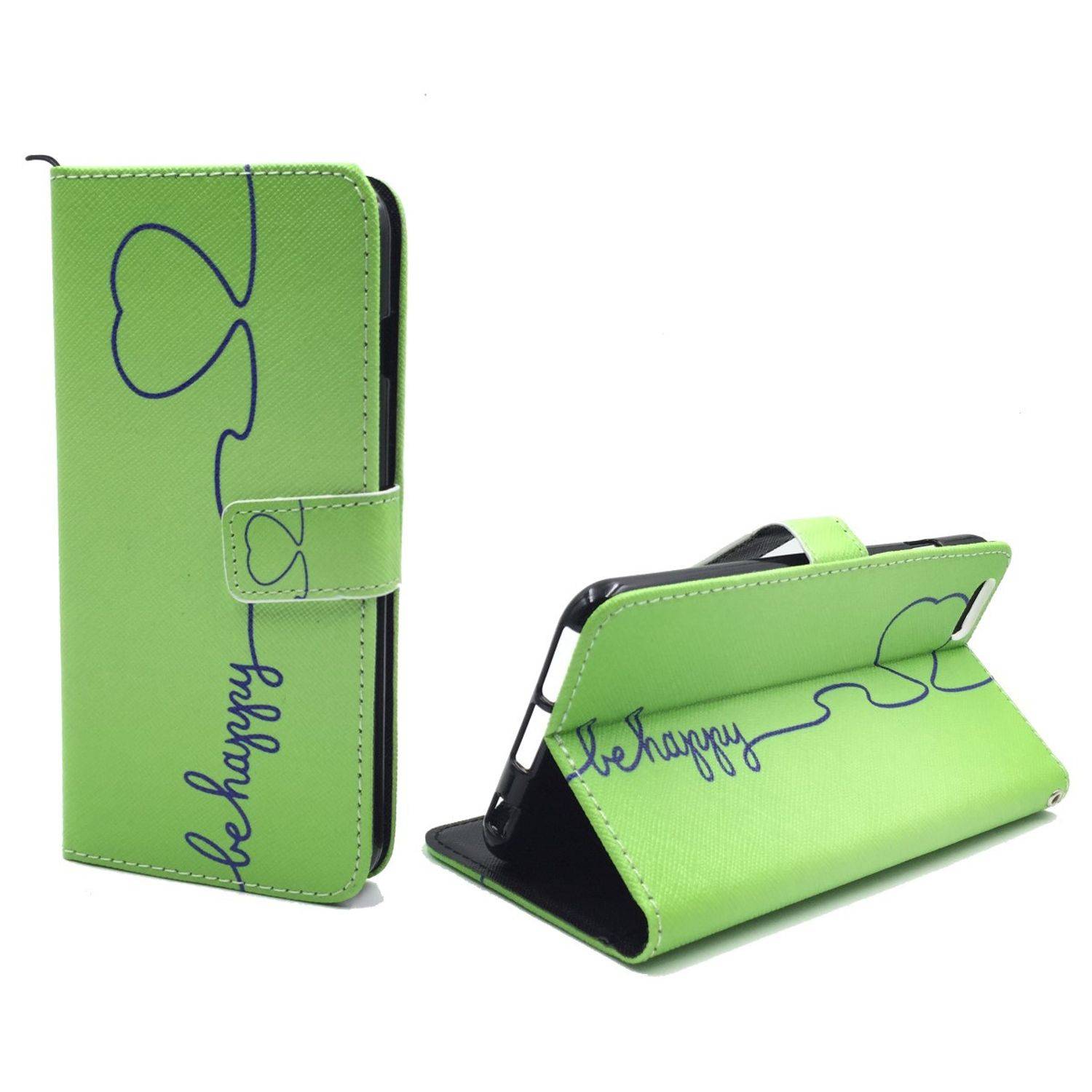 Apple iPhone 6 Plus / 6s Plus Handyhülle Bookcover Grün