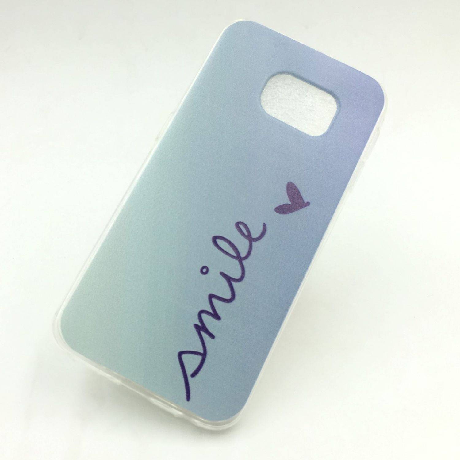 Samsung Galaxy S6 Edge Handyhülle Backcover Blau